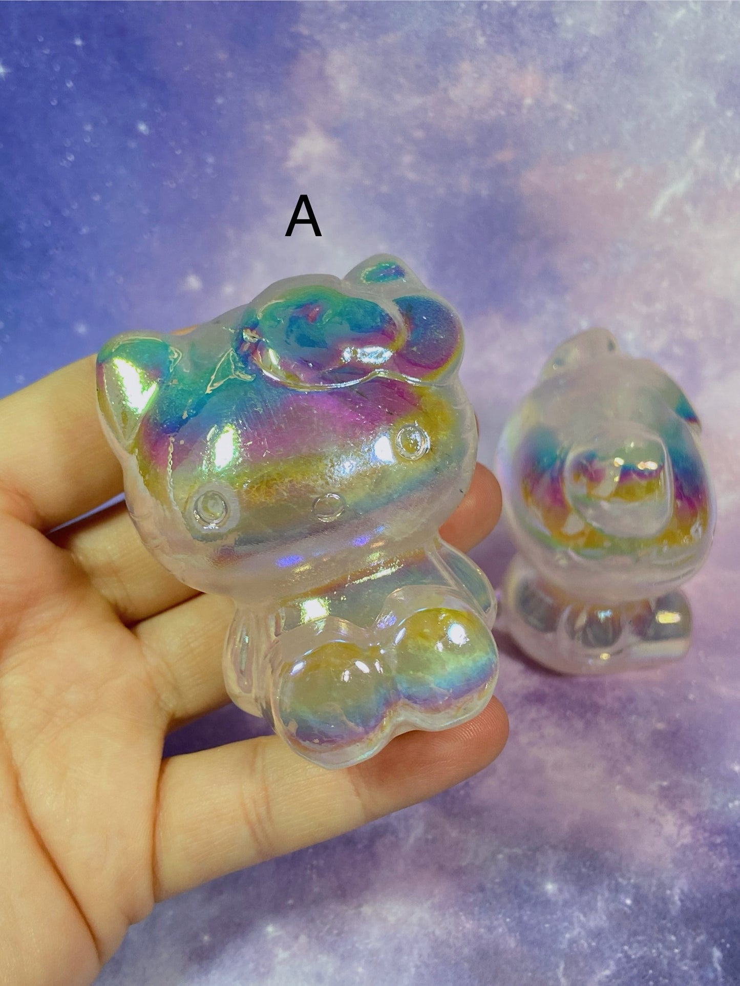 Aura Rose Quartz Hello Kitty