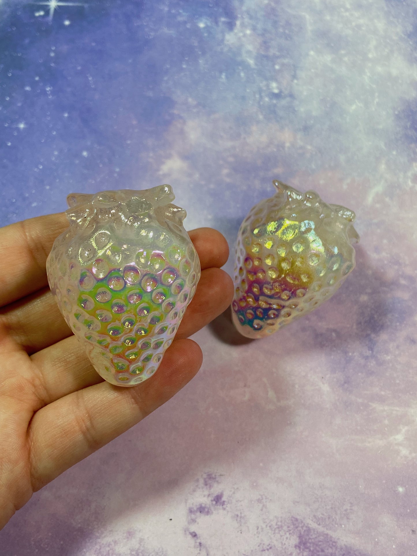 Aura Rose Quartz Strawberry