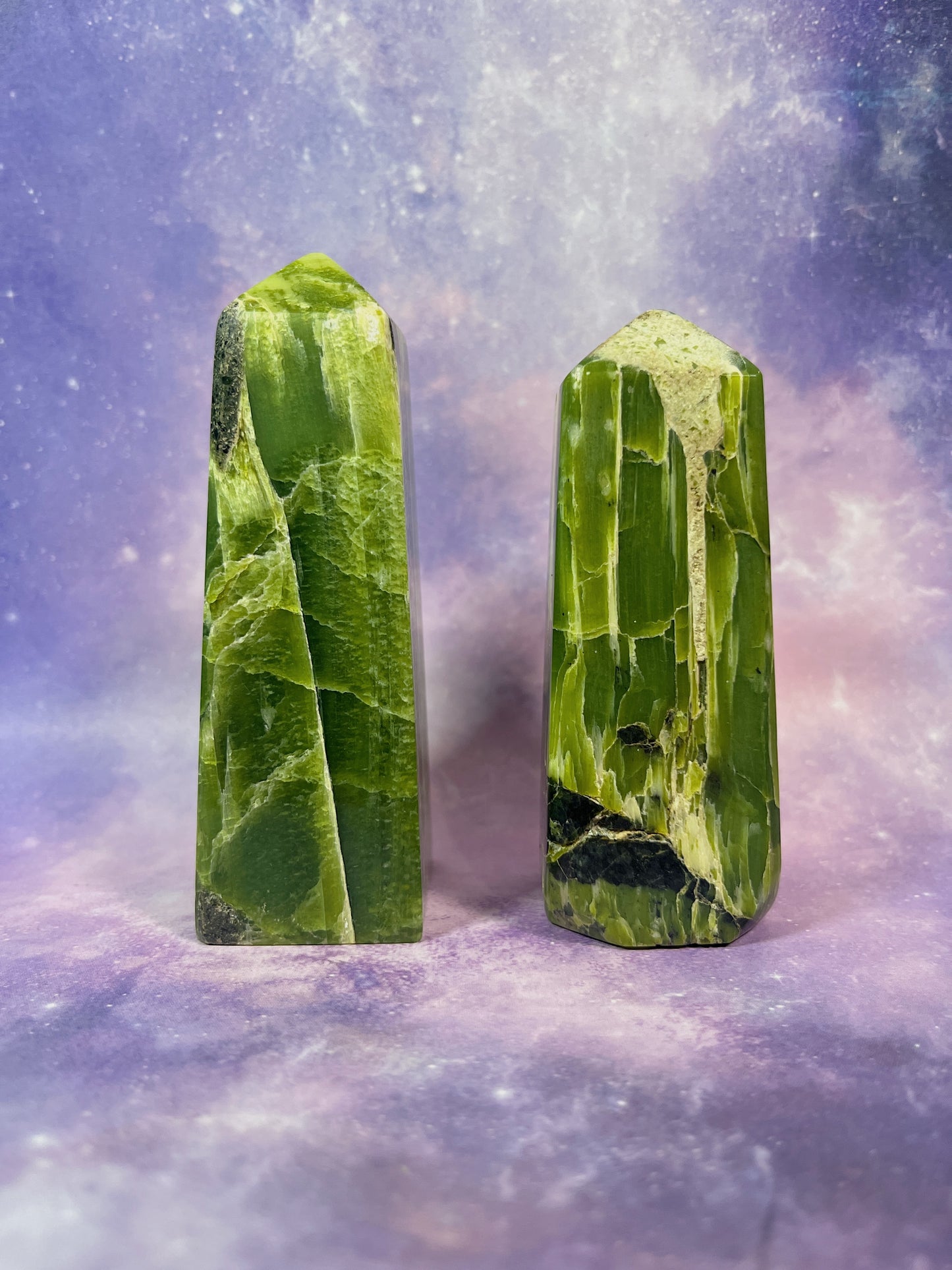 Green Tremolite Tower