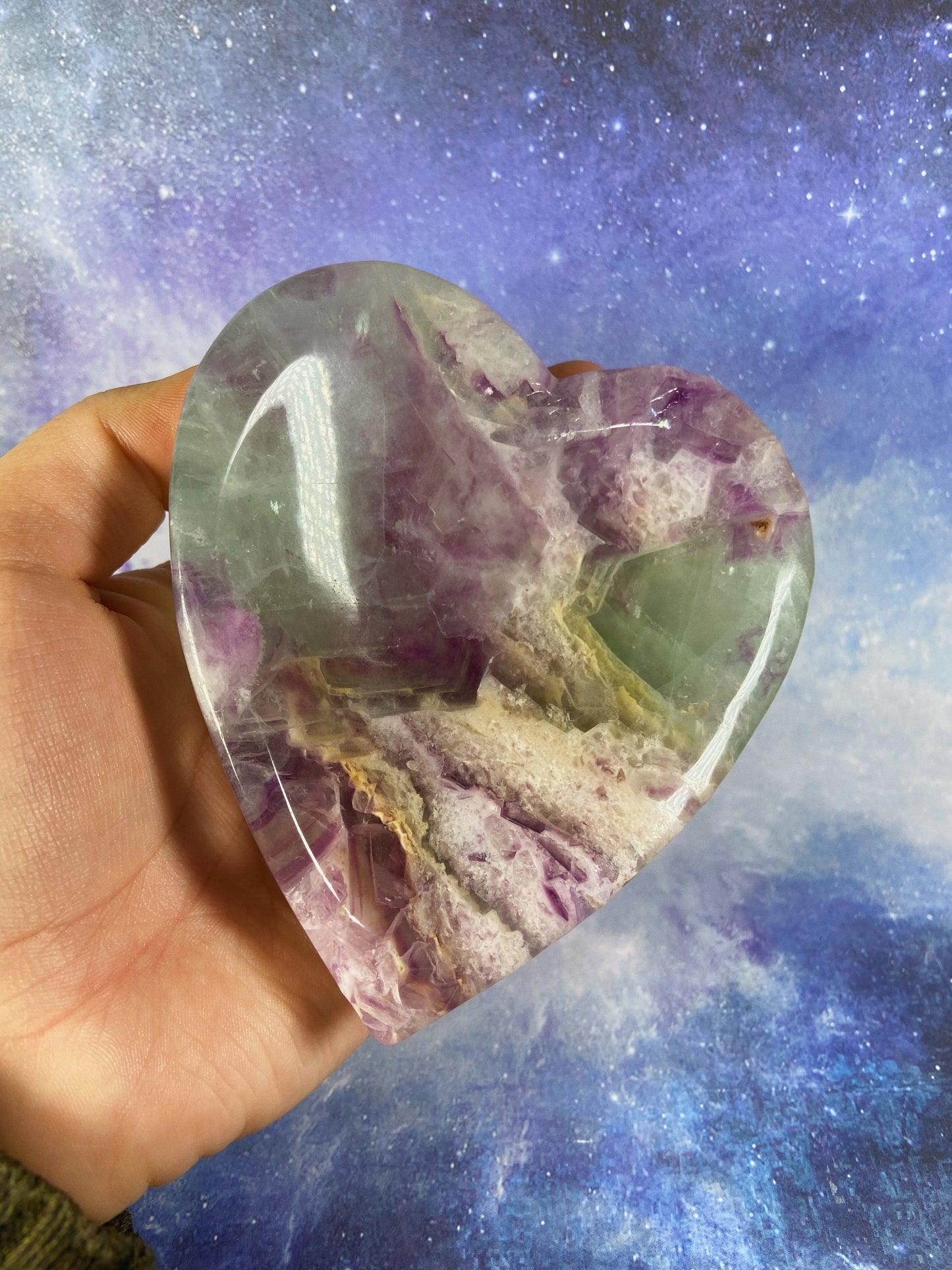 Fluorite Heart Dish