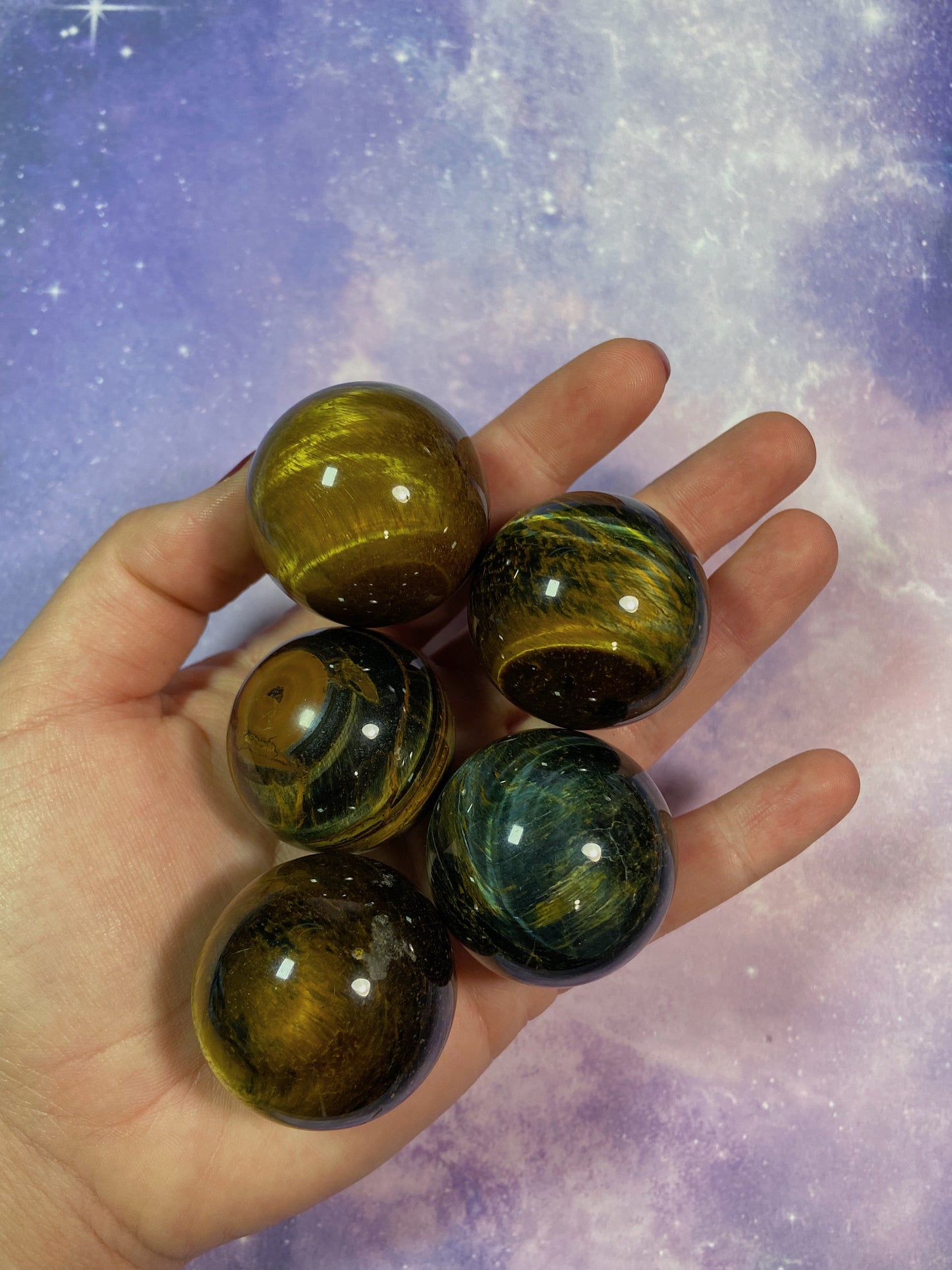 Tiger's Eye Mini Sphere