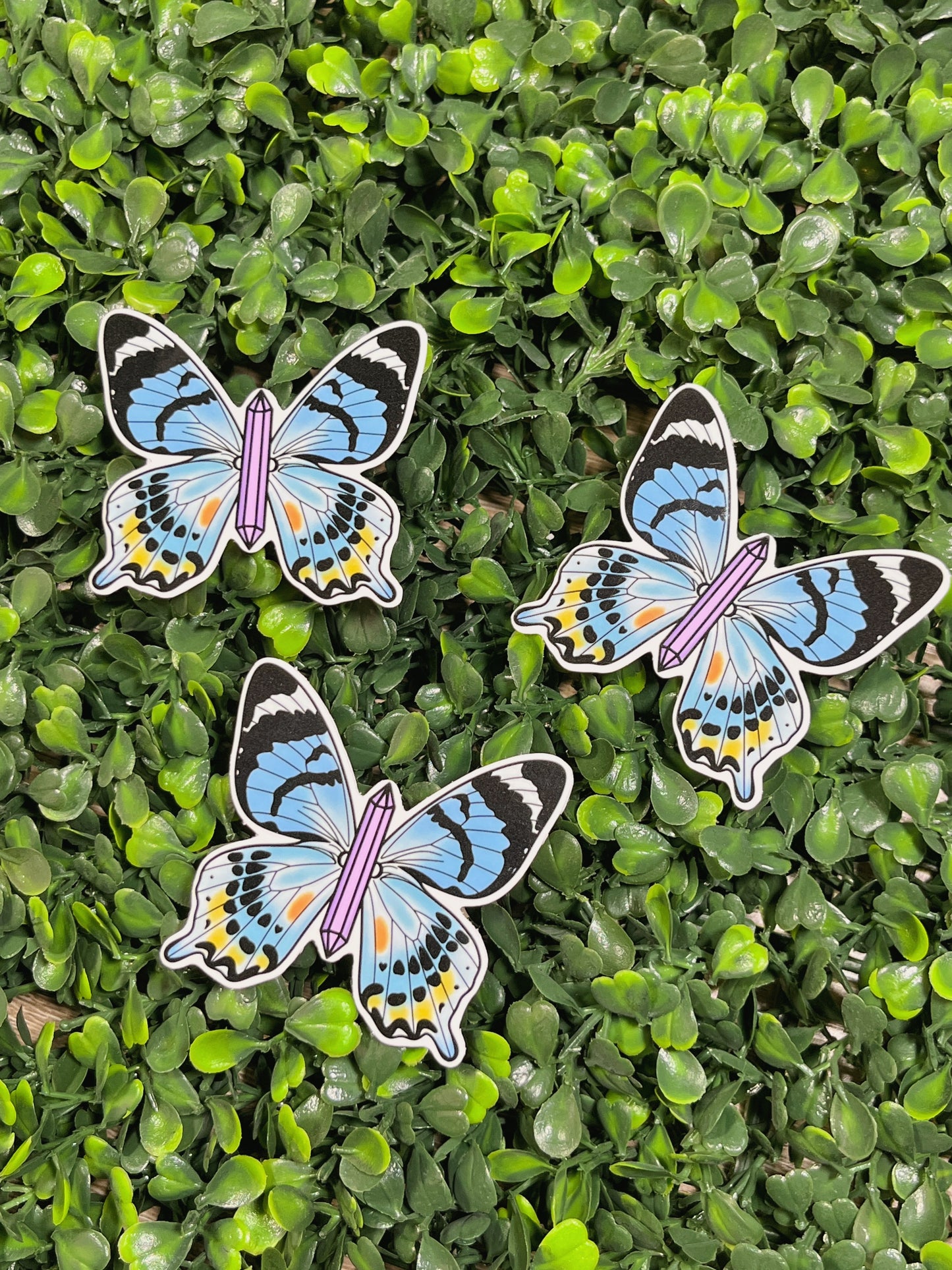 Crystal Butterfly Sticker