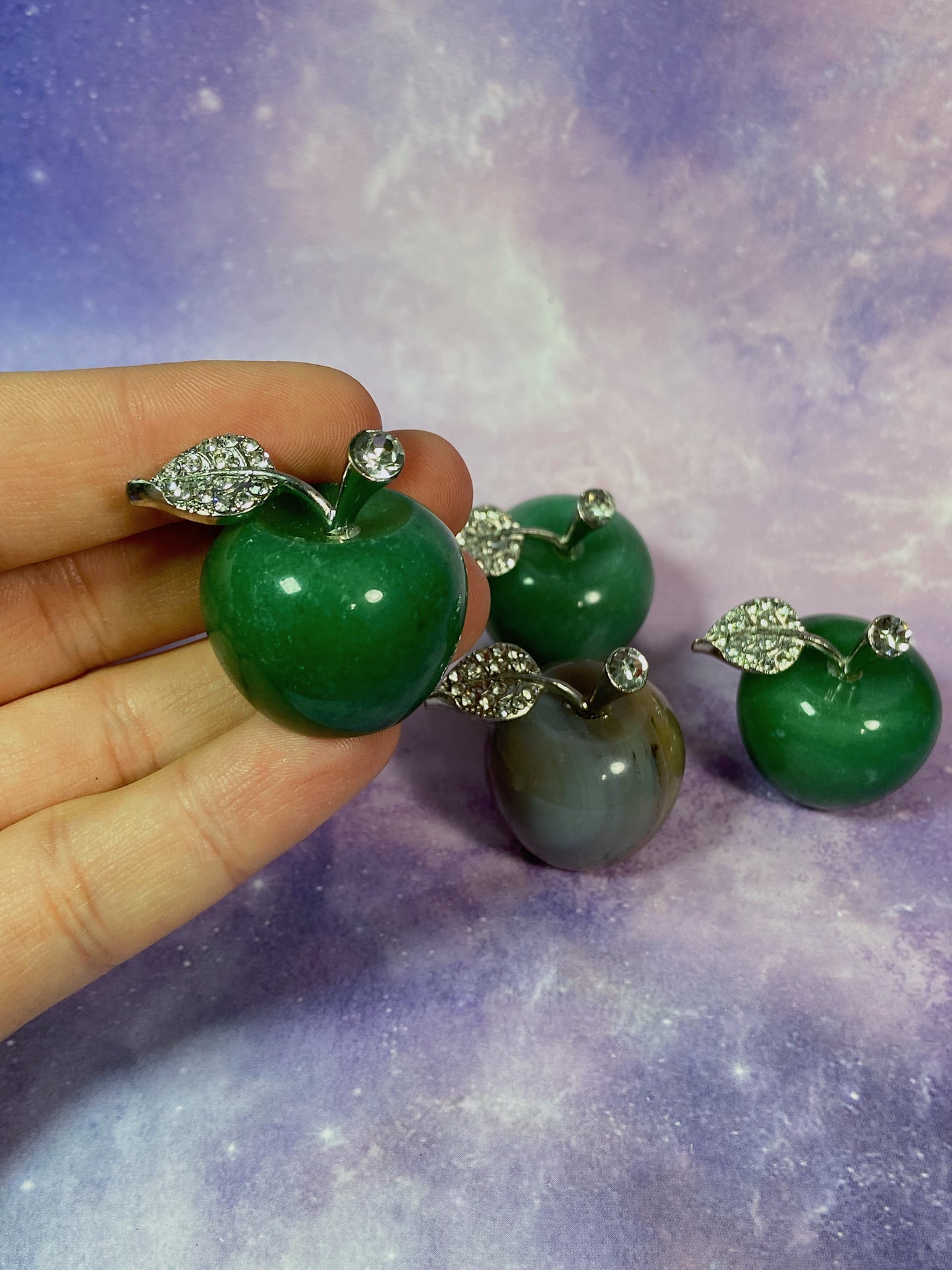 Gemstone Apple Carving