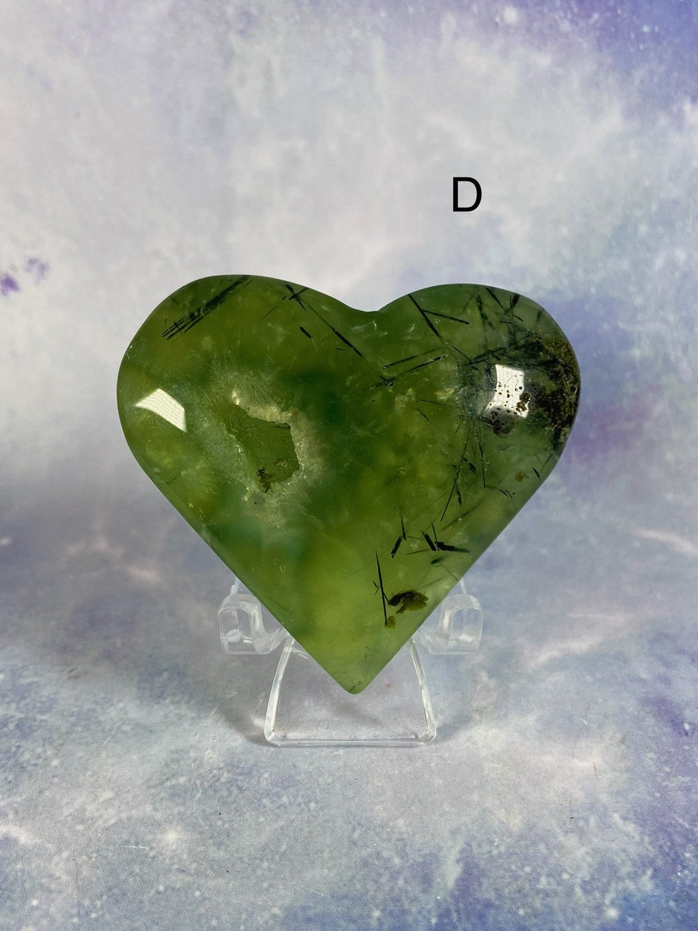 Prehnite Hearts