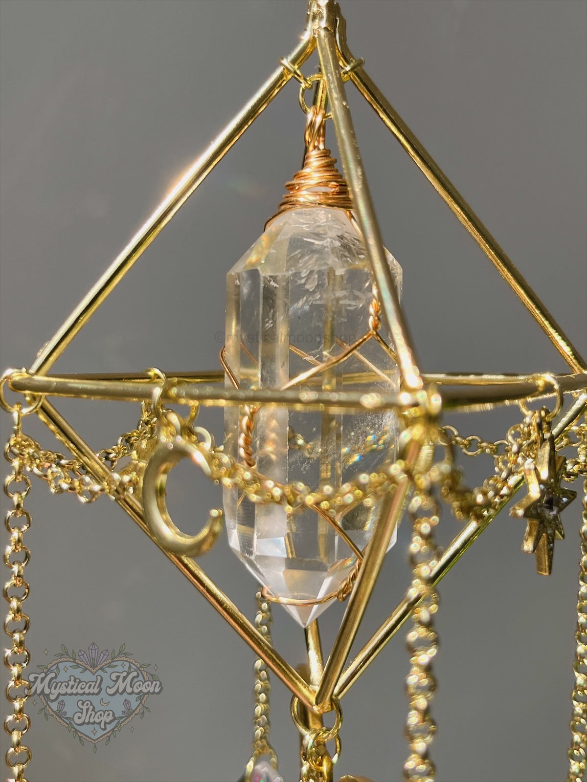 Quartz Butterfly Suncatcher B