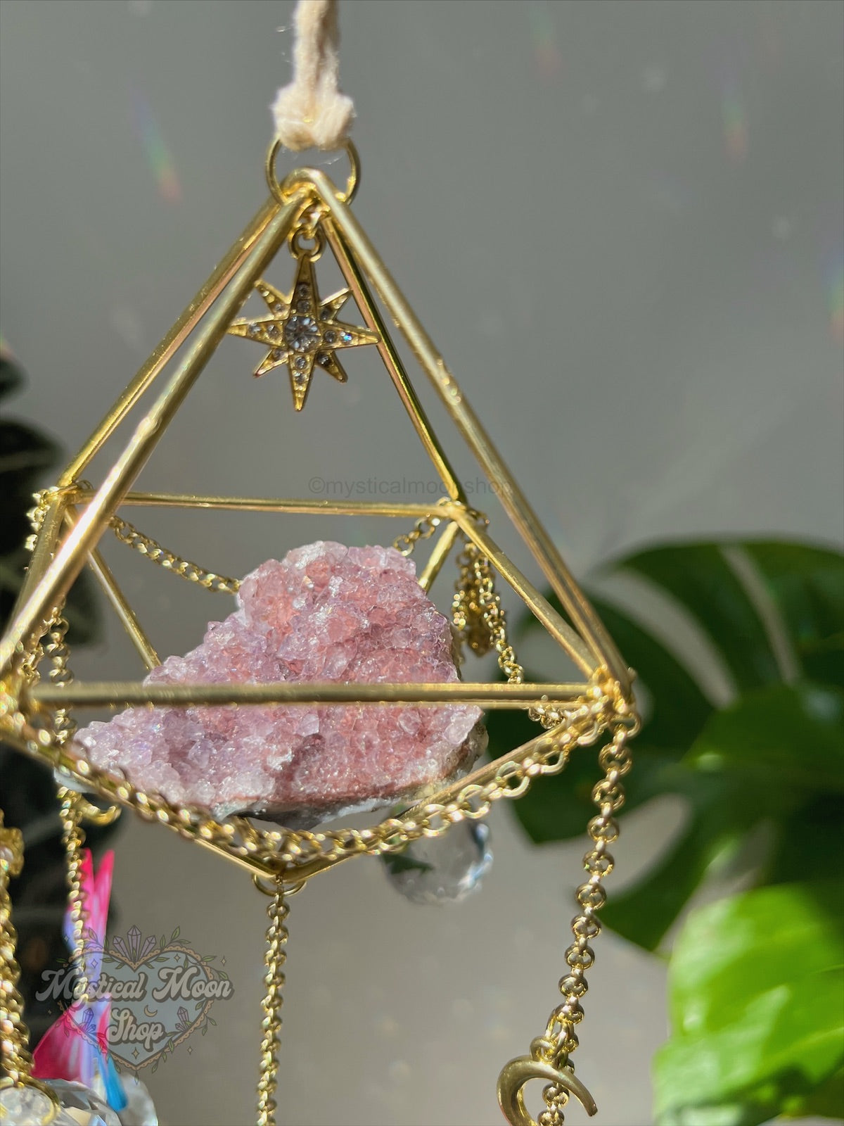 Butterfly Amethyst Suncatcher C