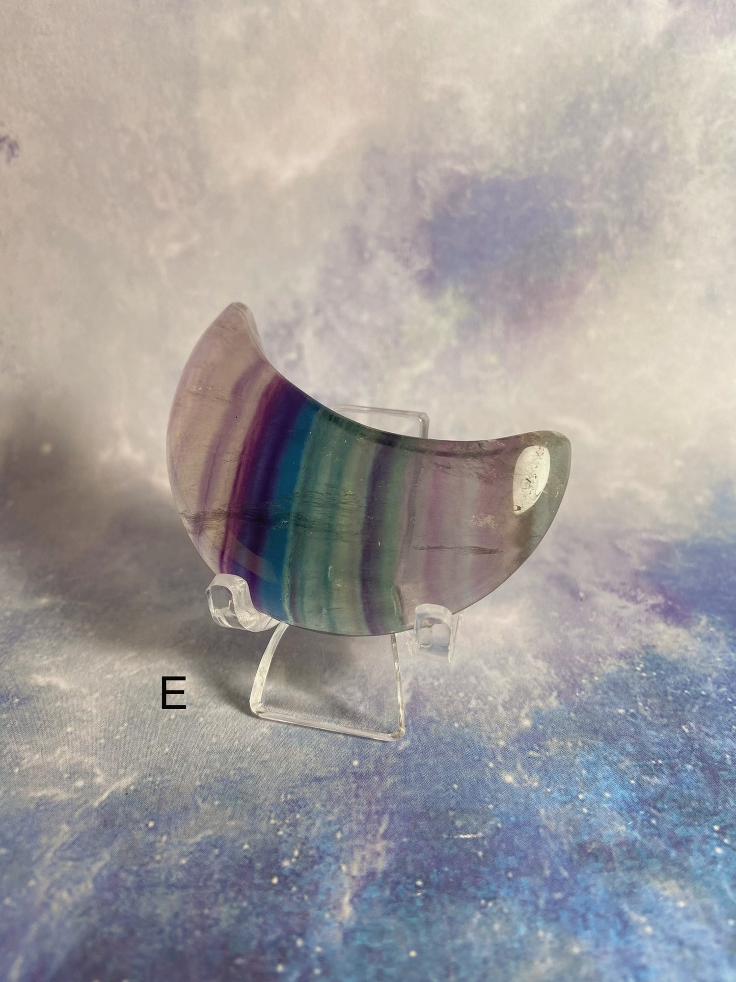 Rainbow Fluorite Moons