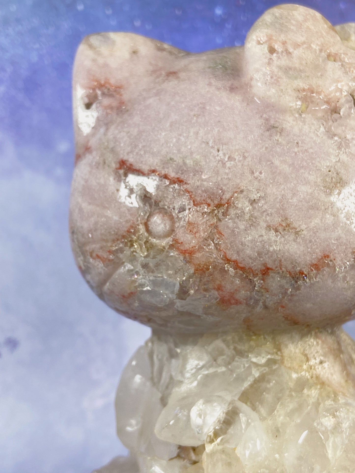 Pink Amethyst Hello Kitty