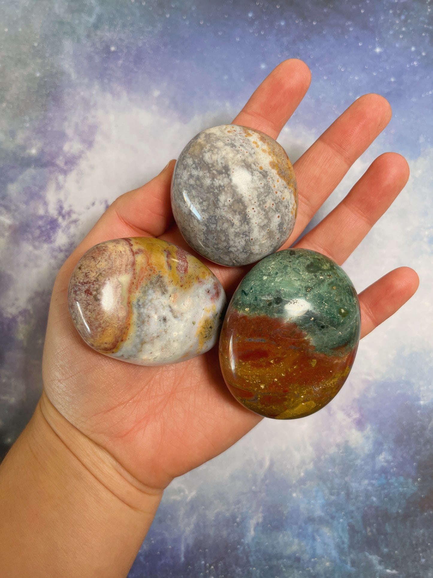 Ocean Jasper Palm Stone