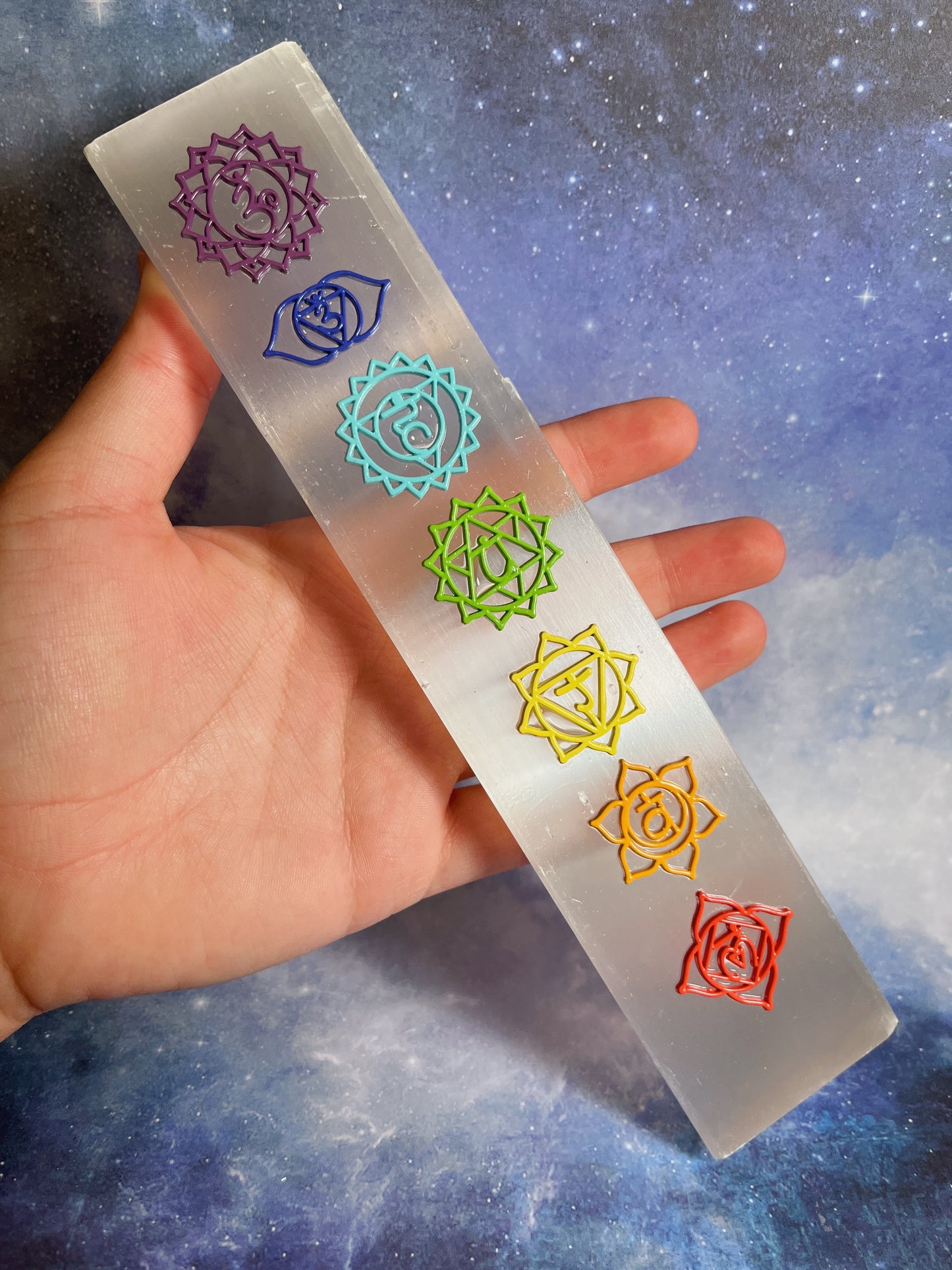 Satin Spar Chakra Slab