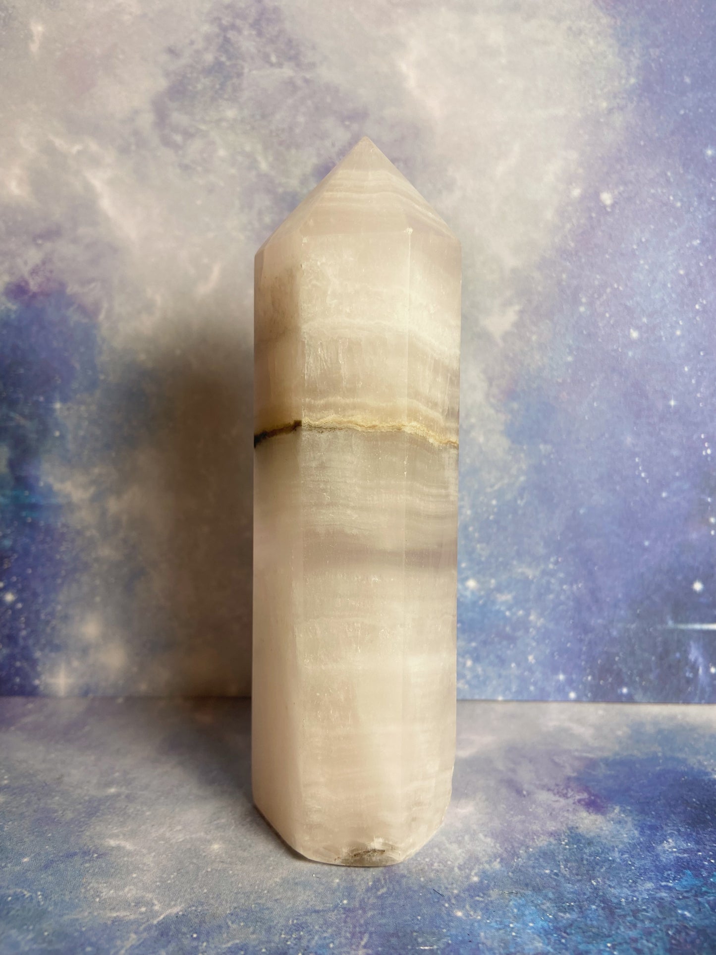 Pink Calcite Tower