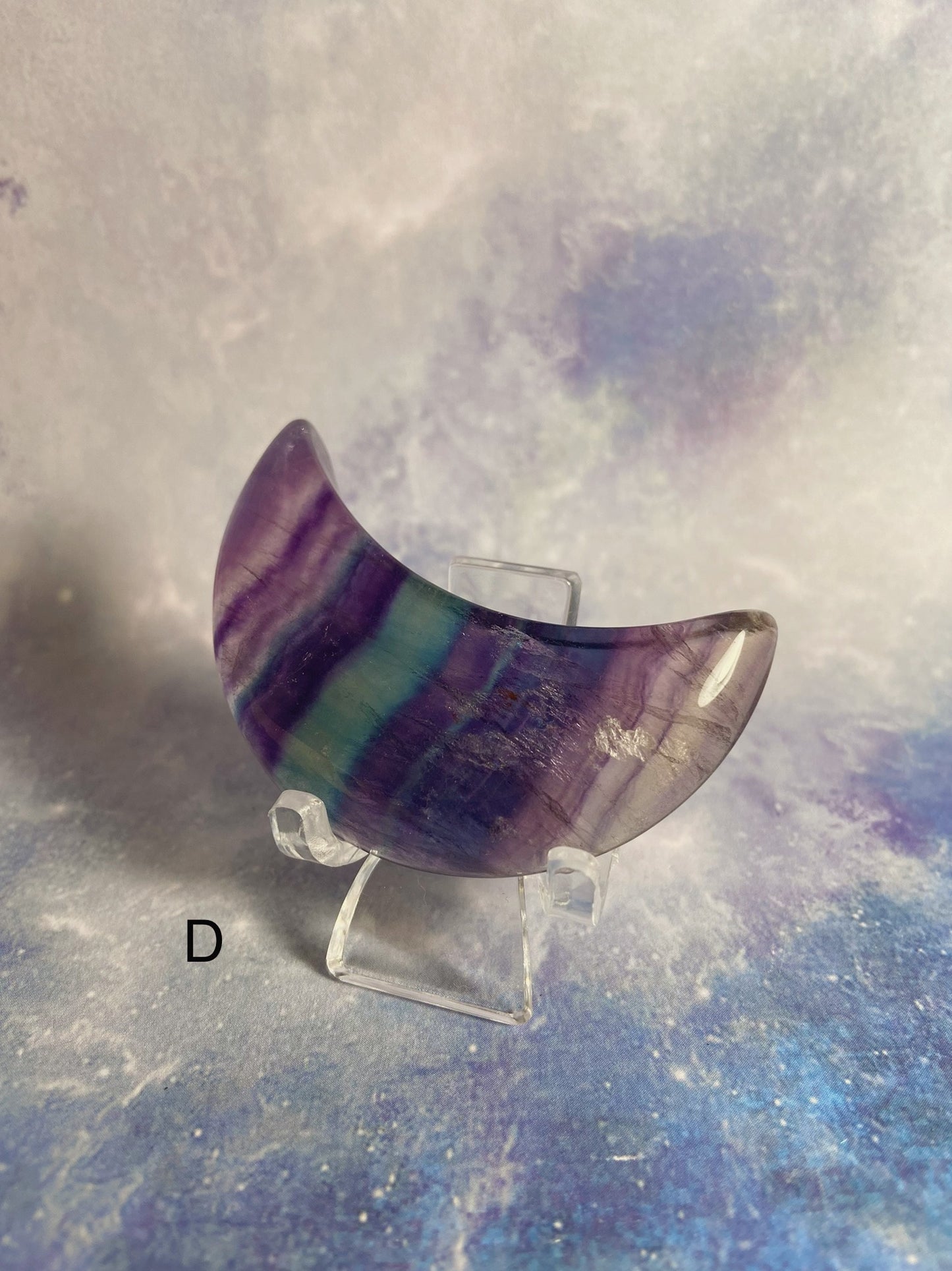 Rainbow Fluorite Moons