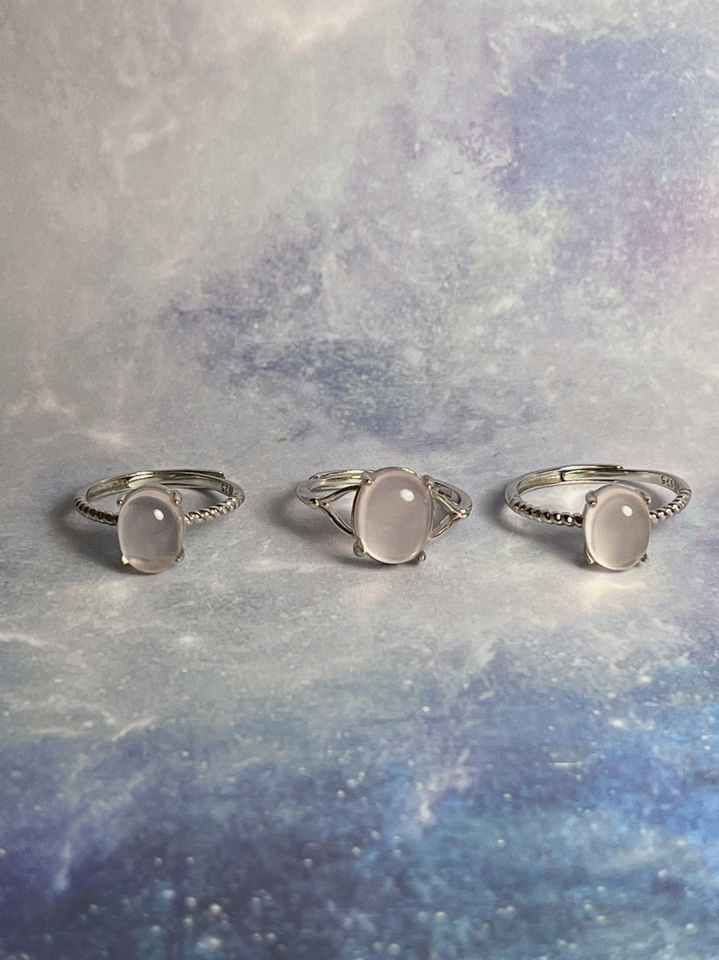 Star Rose Quartz Ring