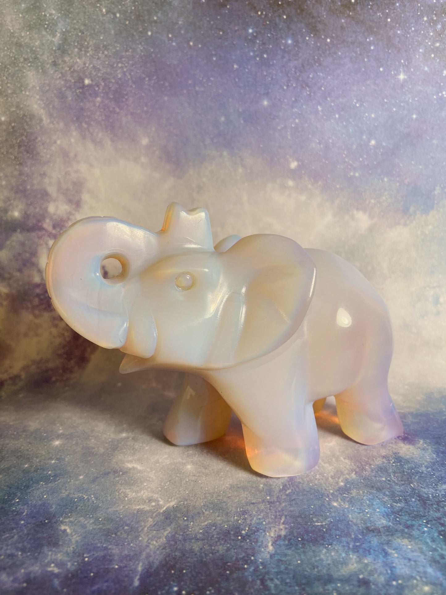 Pink Opalite Elephant