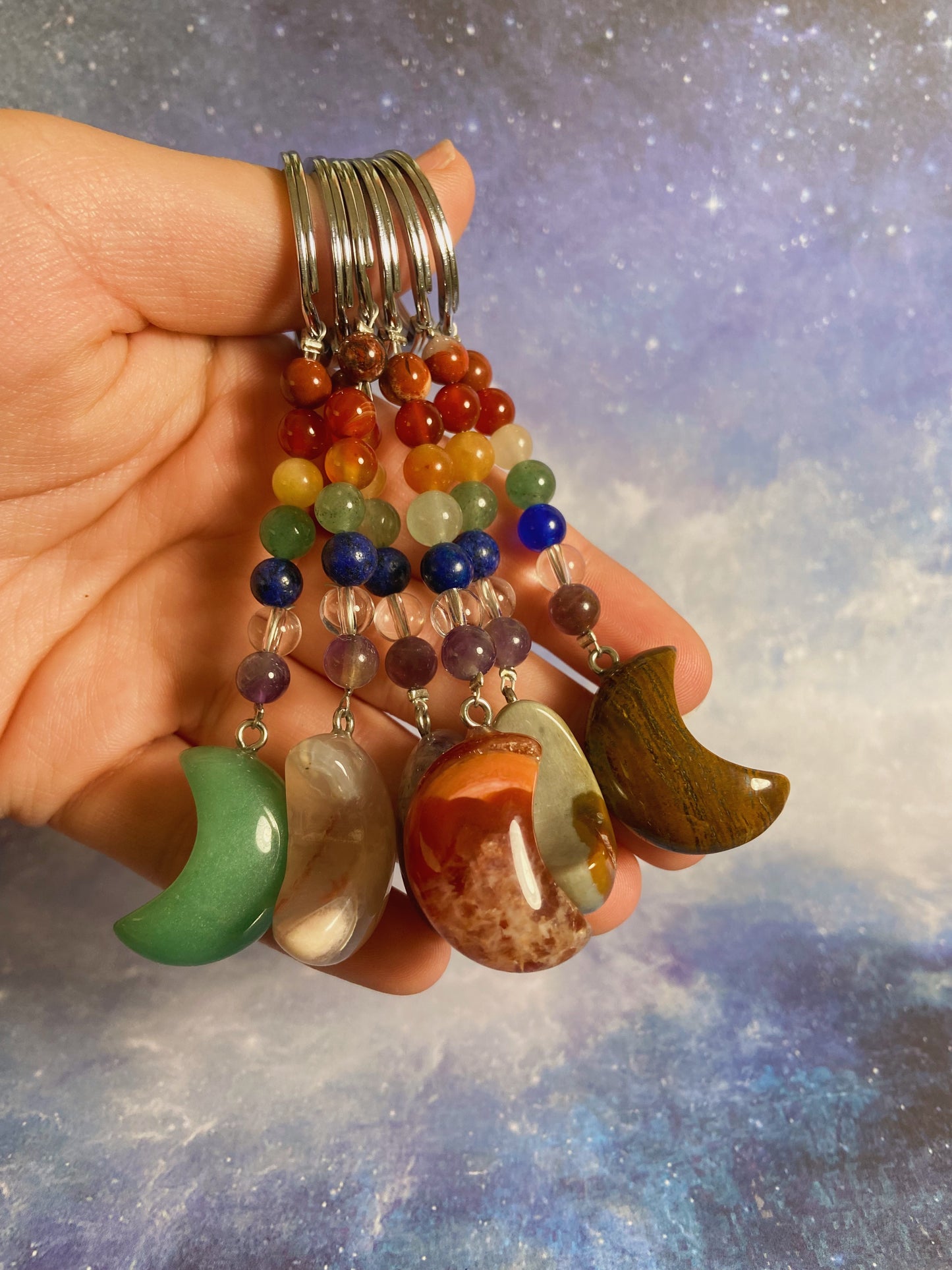 Moon Chakra Keychain