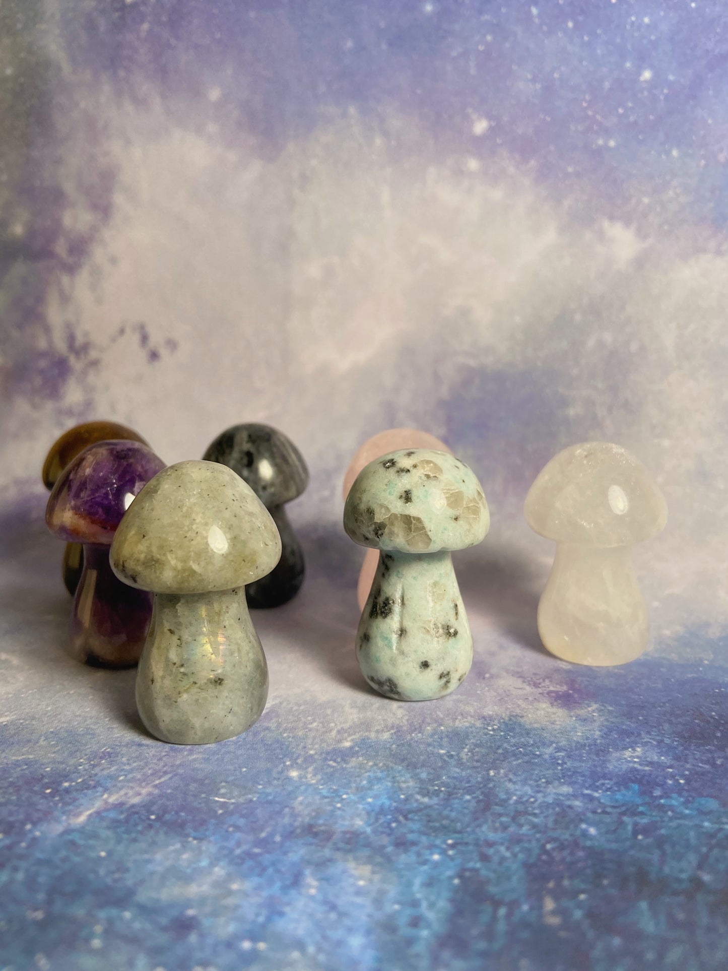 Gemstone Mushroom Carving