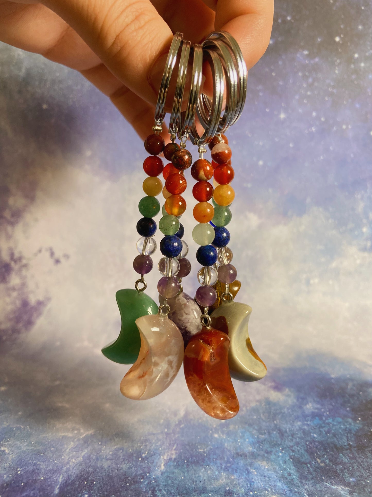 Moon Chakra Keychain