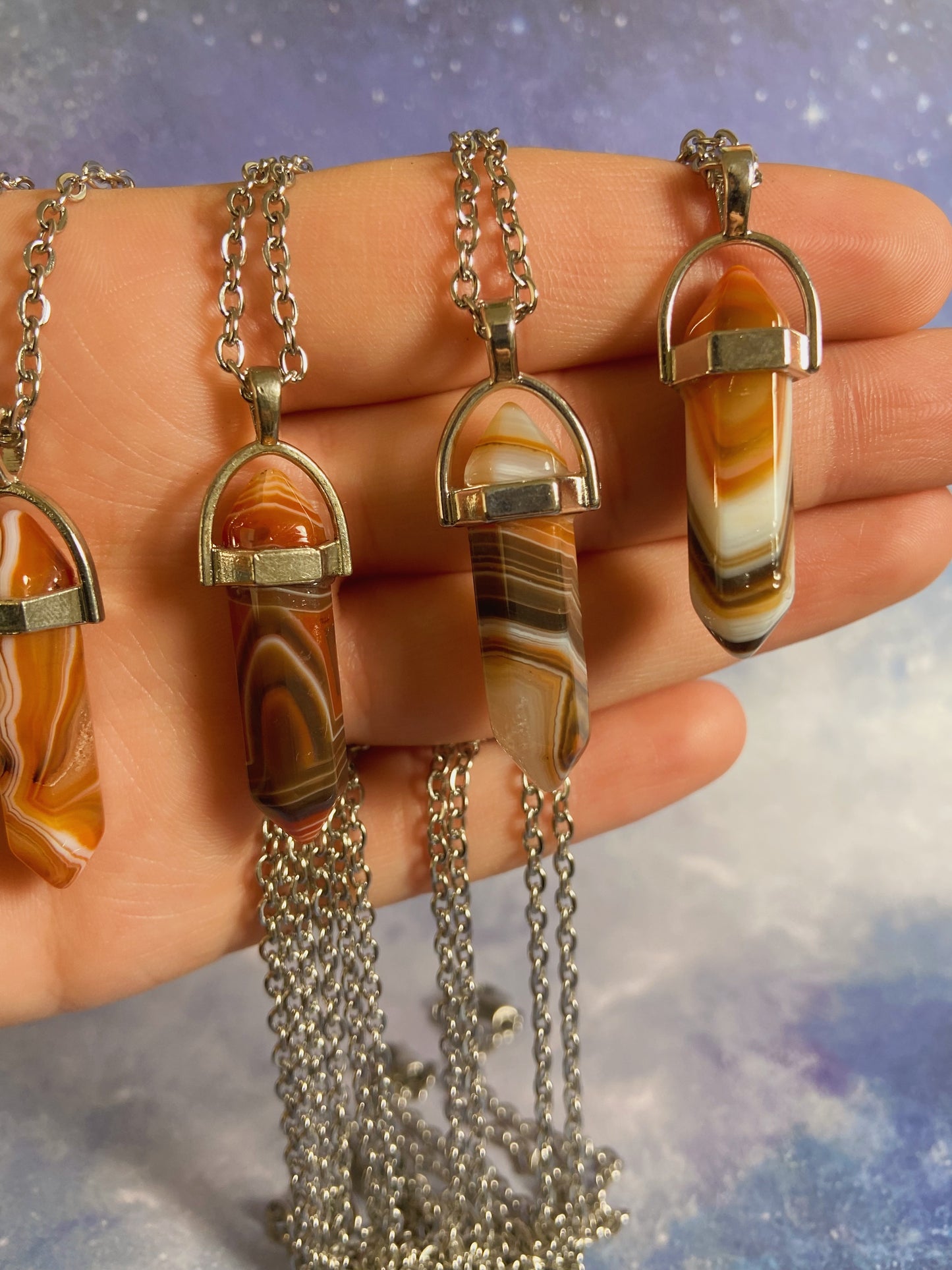 Banded Carnelian Necklace