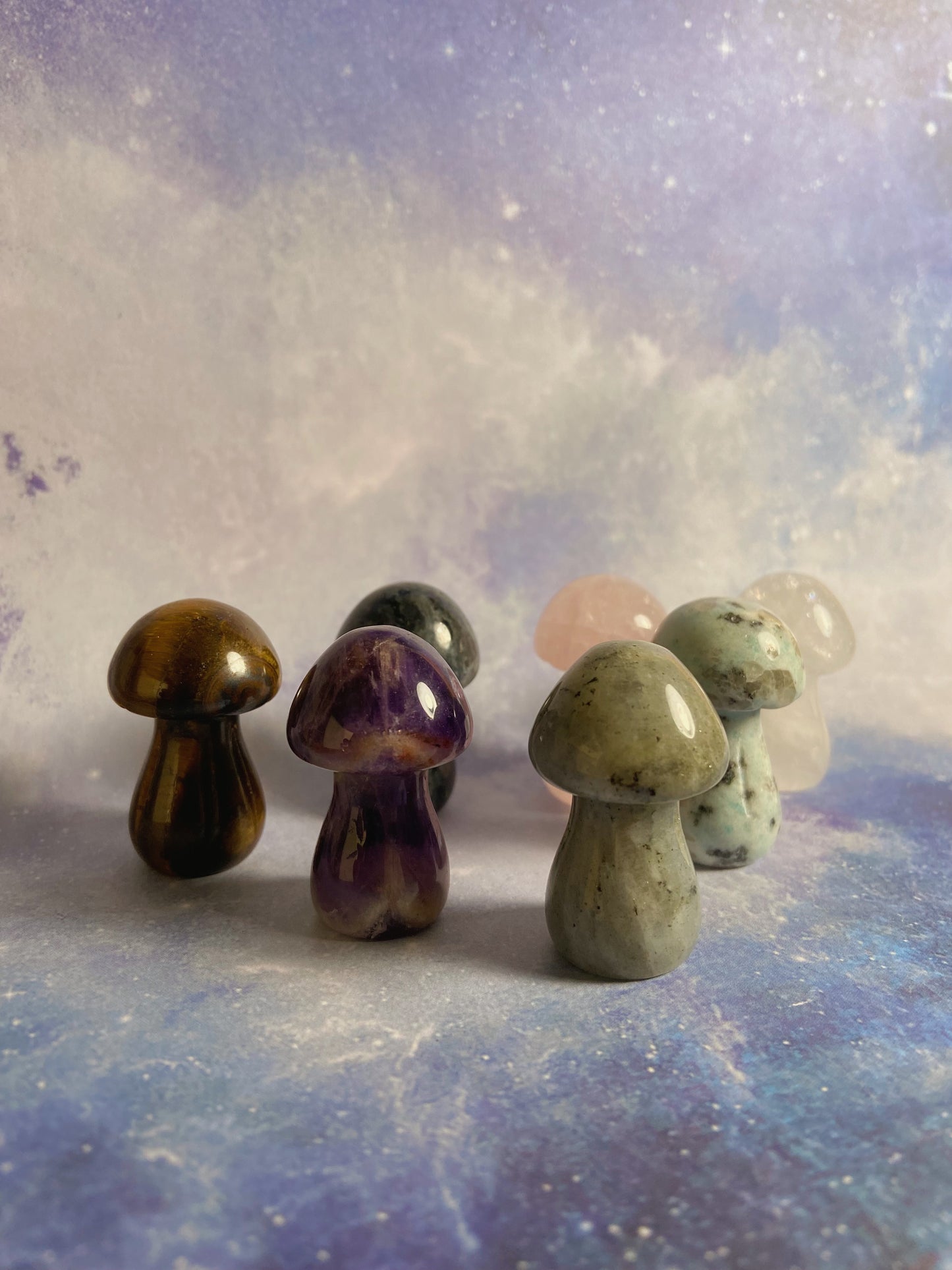 Gemstone Mushroom Carving