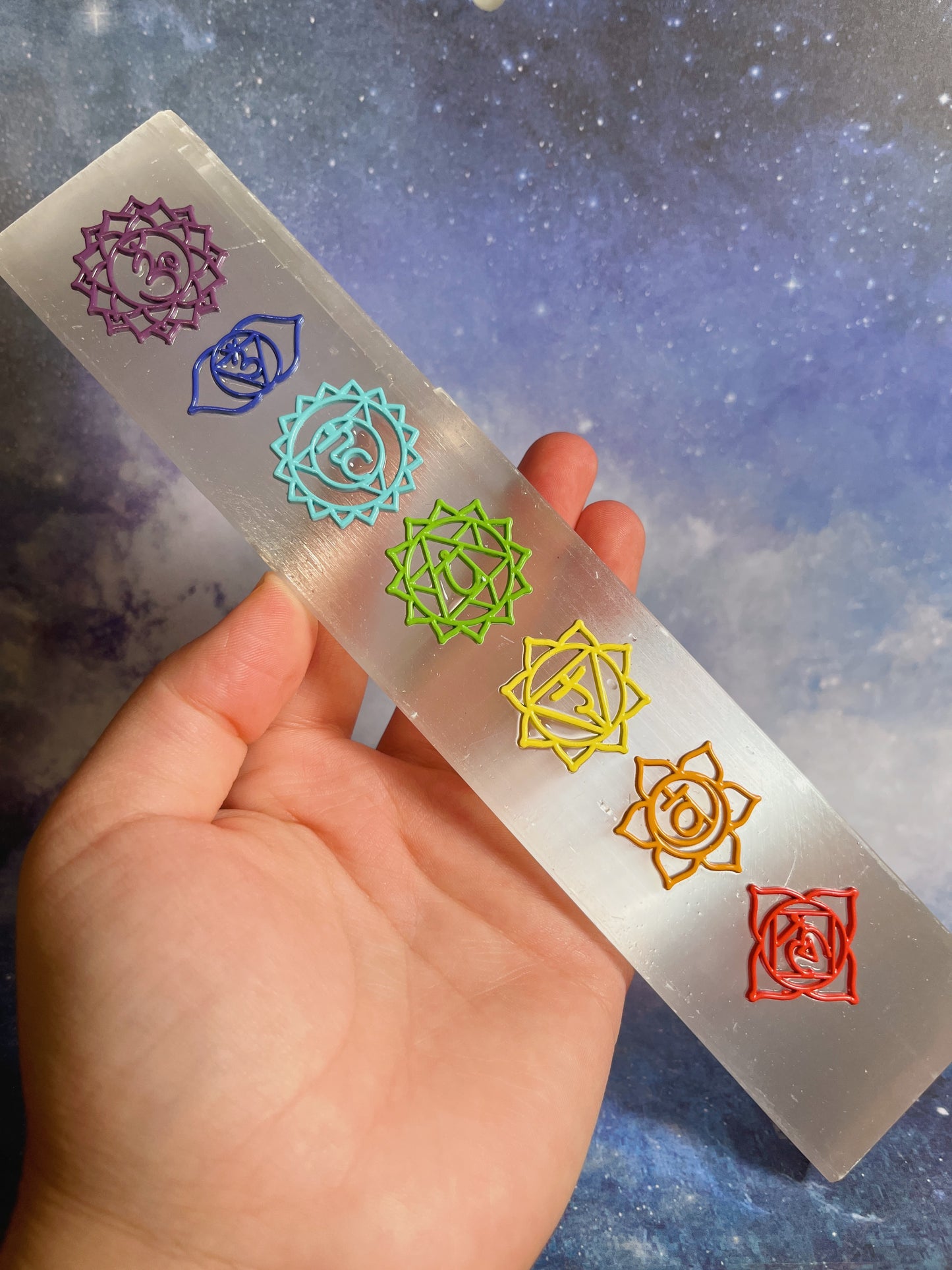 Satin Spar Chakra Slab