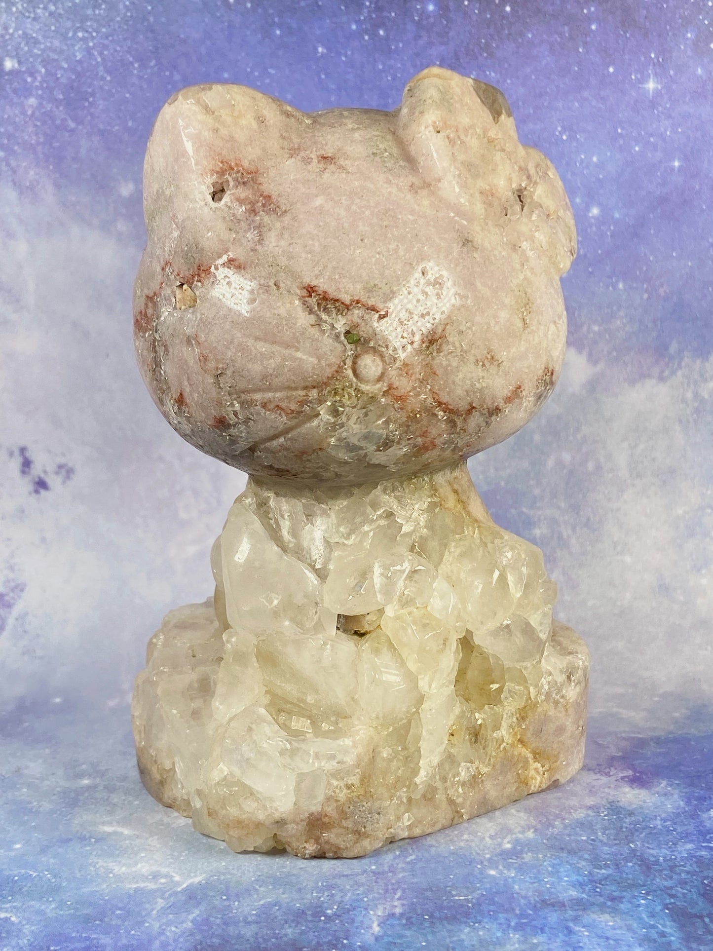 Pink Amethyst Hello Kitty