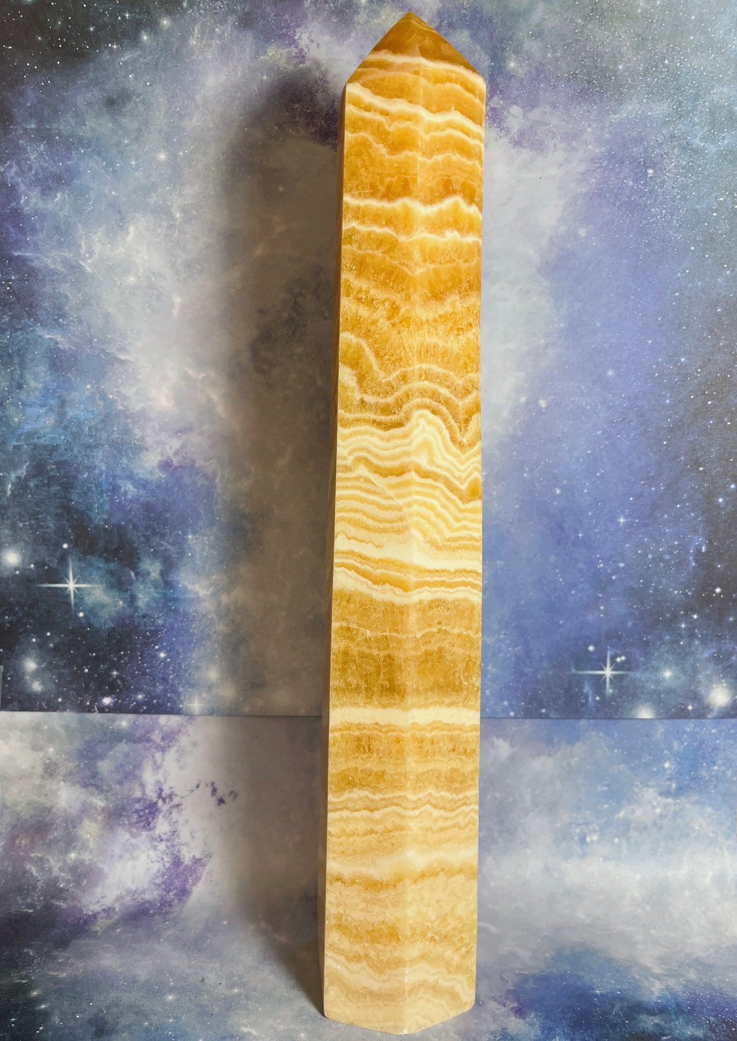Huge Yellow Calcite Tower