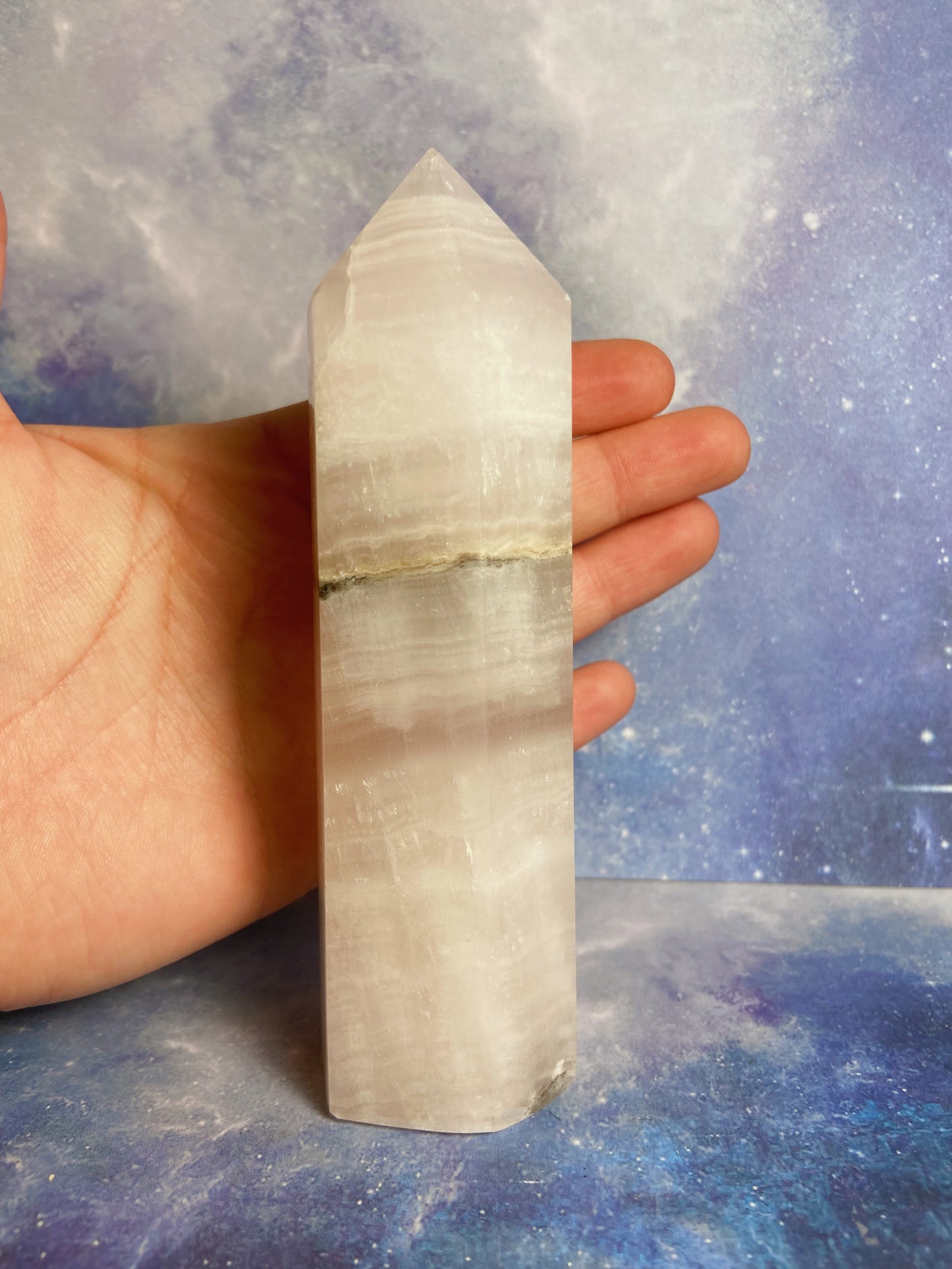 Pink Calcite Tower