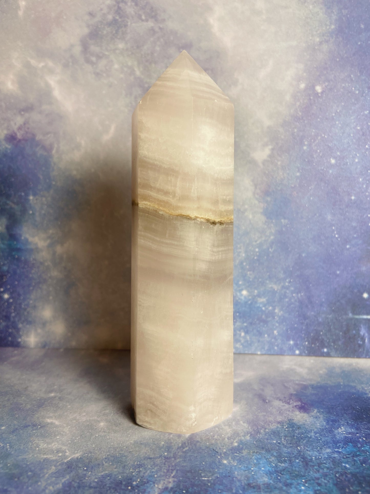 Pink Calcite Tower