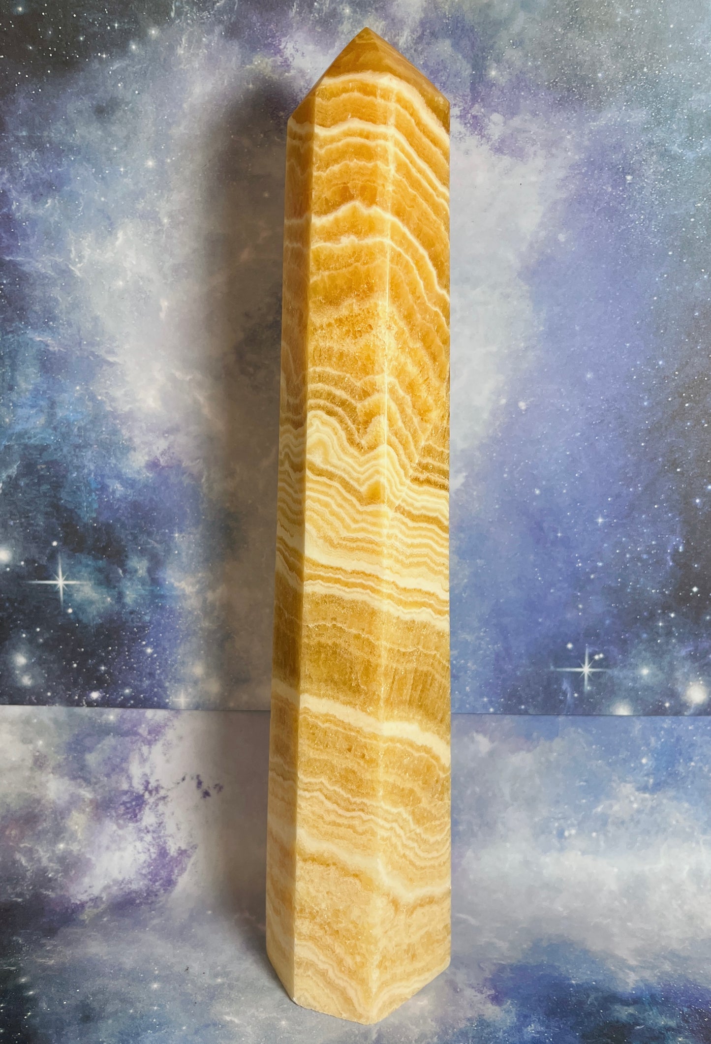Huge Yellow Calcite Tower