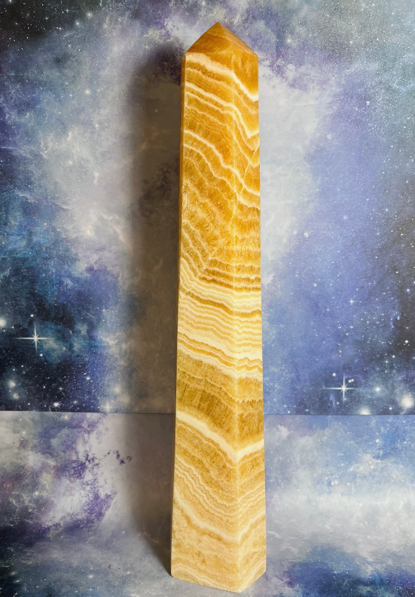Huge Yellow Calcite Tower