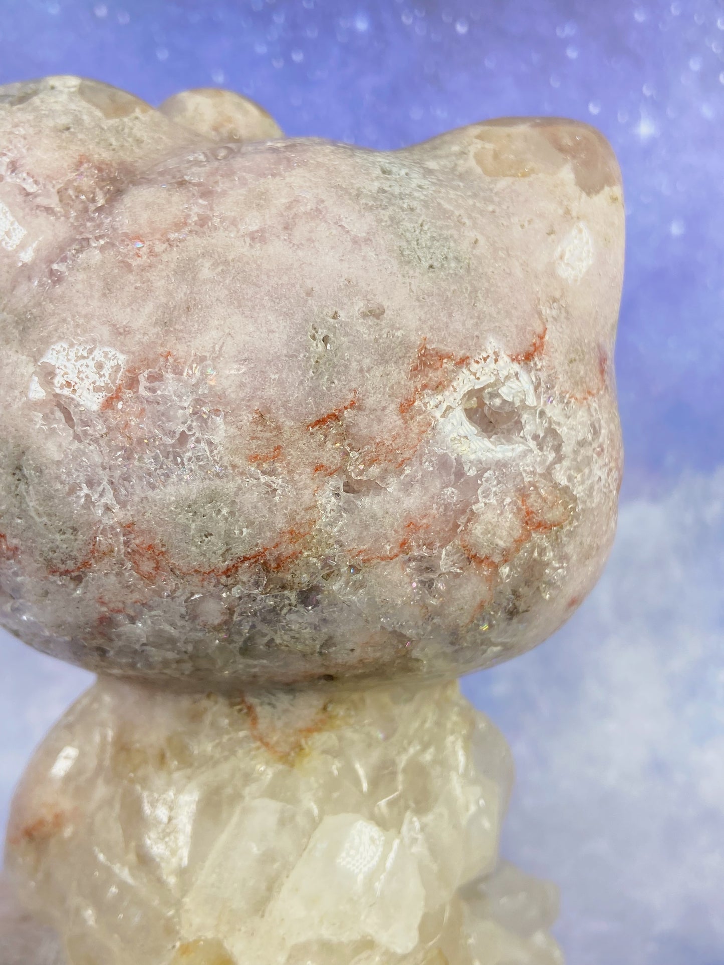 Pink Amethyst Hello Kitty