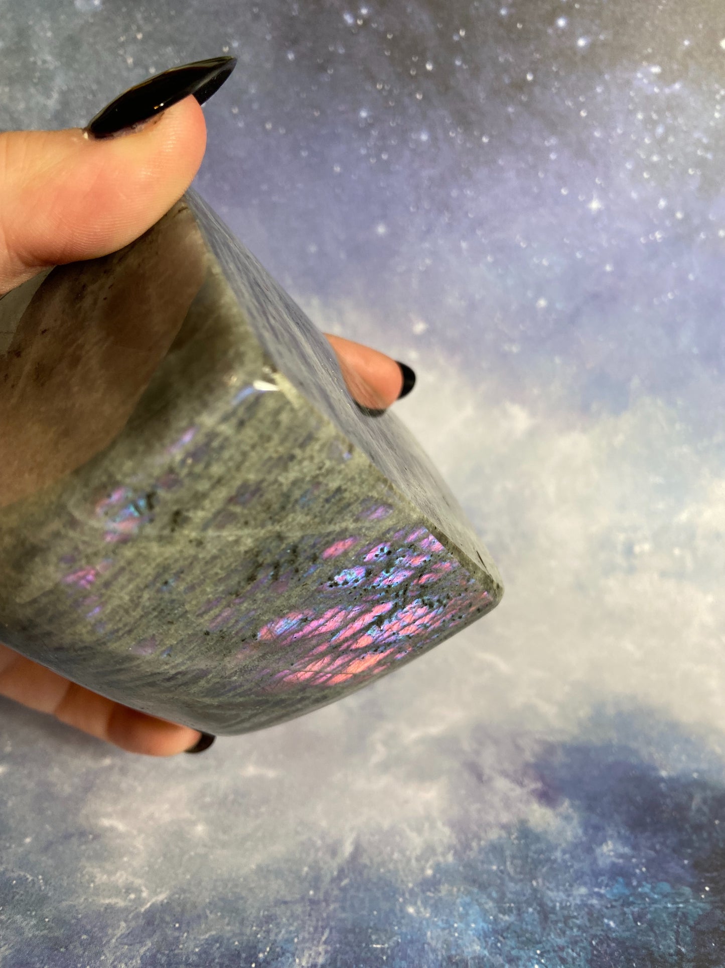 Purple Flash Labradorite Free Form