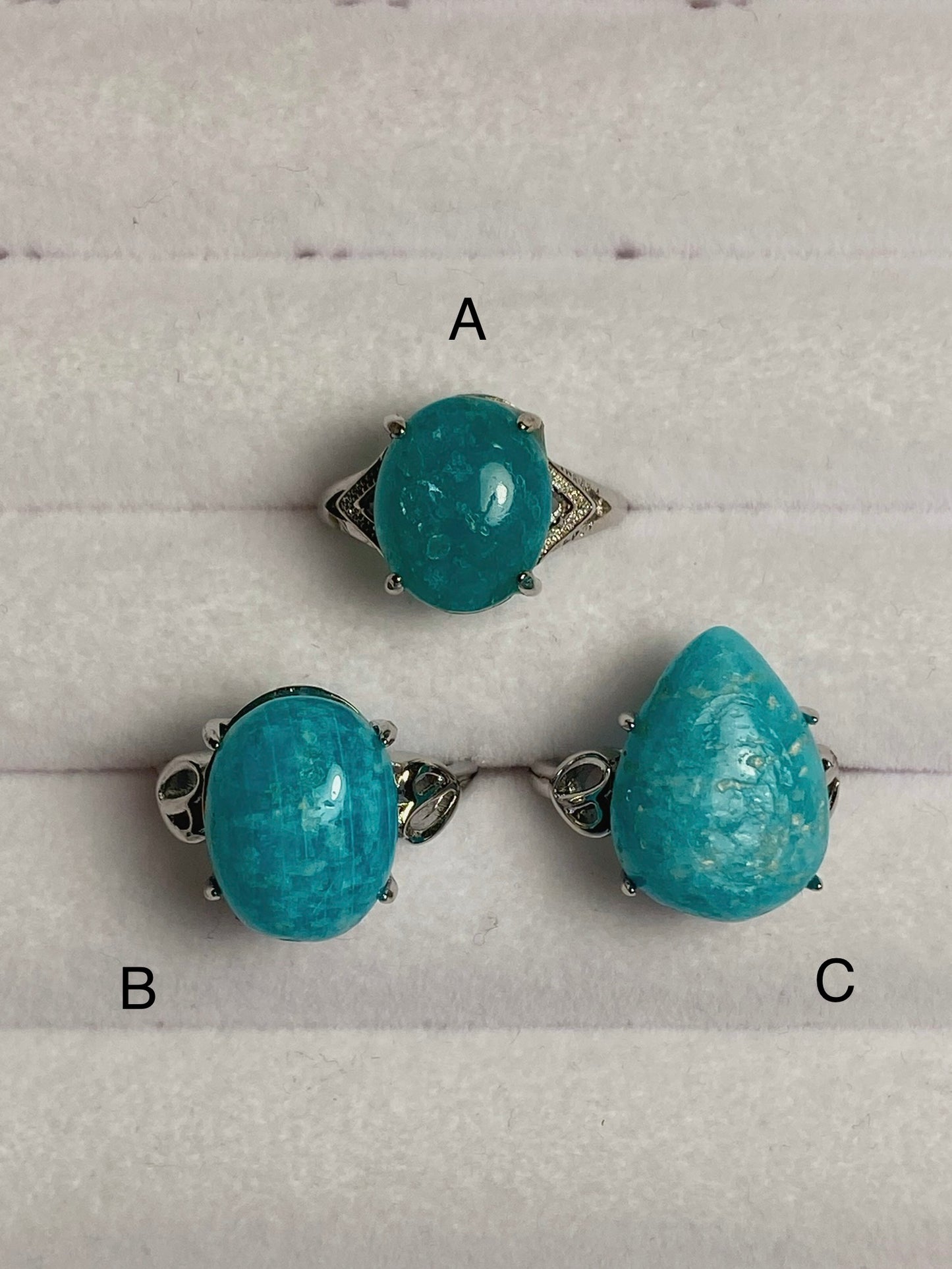 Amazonite Rings