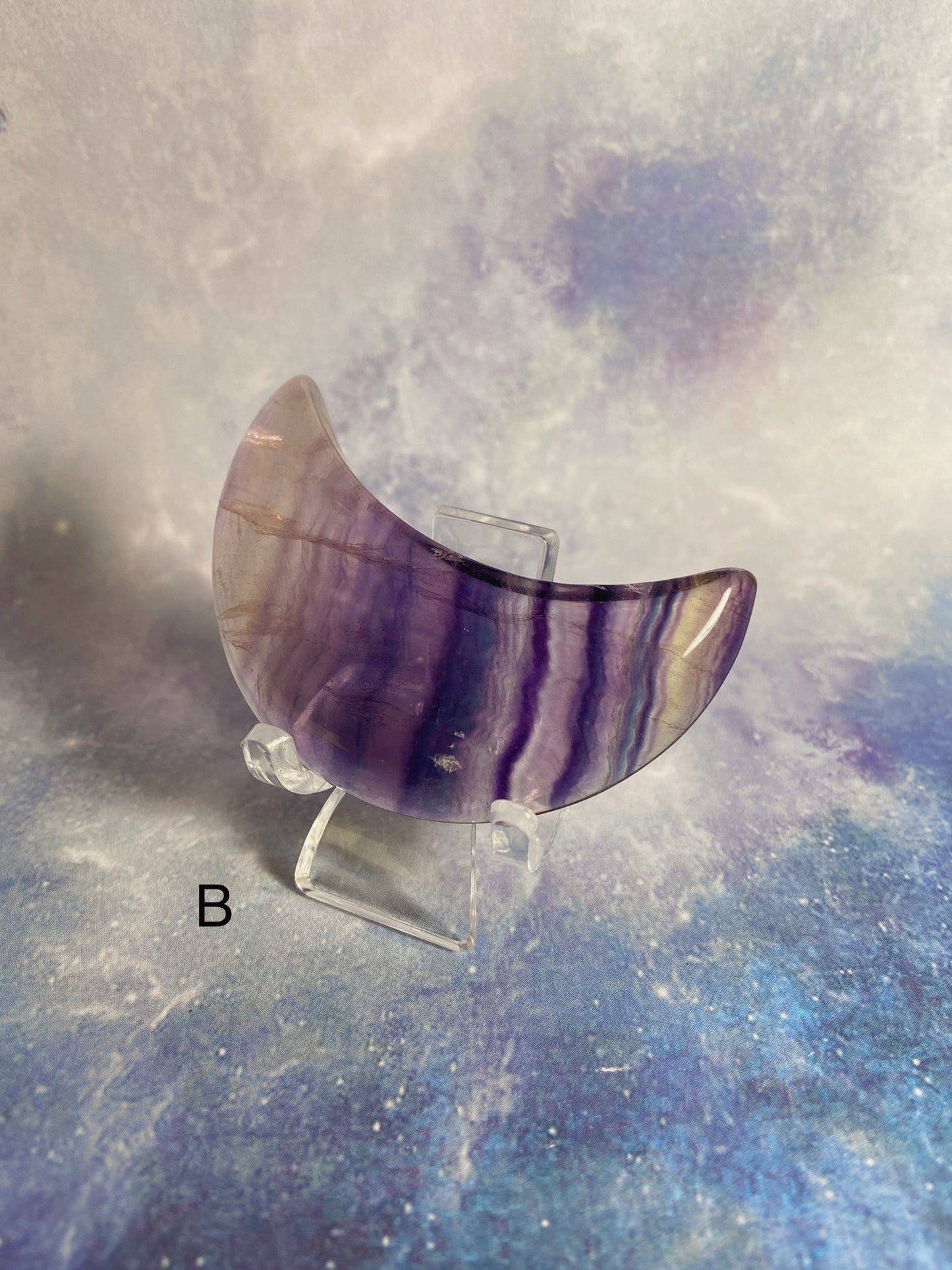 Rainbow Fluorite Moons