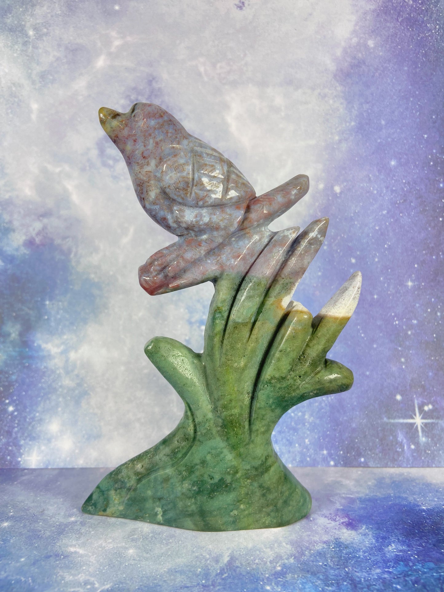 Ocean Jasper Bird on Tree A