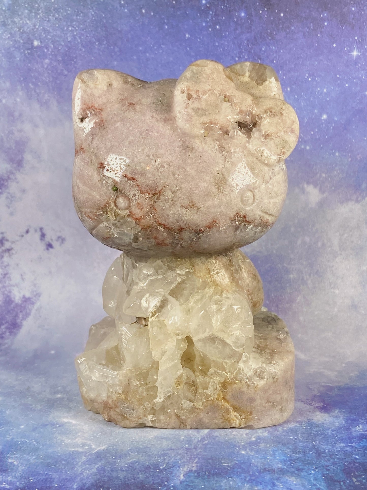 Pink Amethyst Hello Kitty