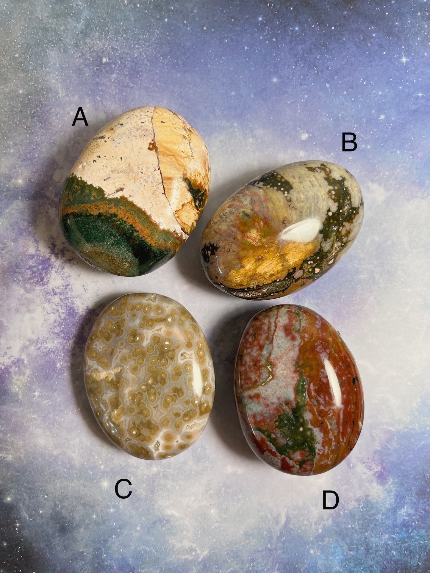 Ocean Jasper Palm Stone