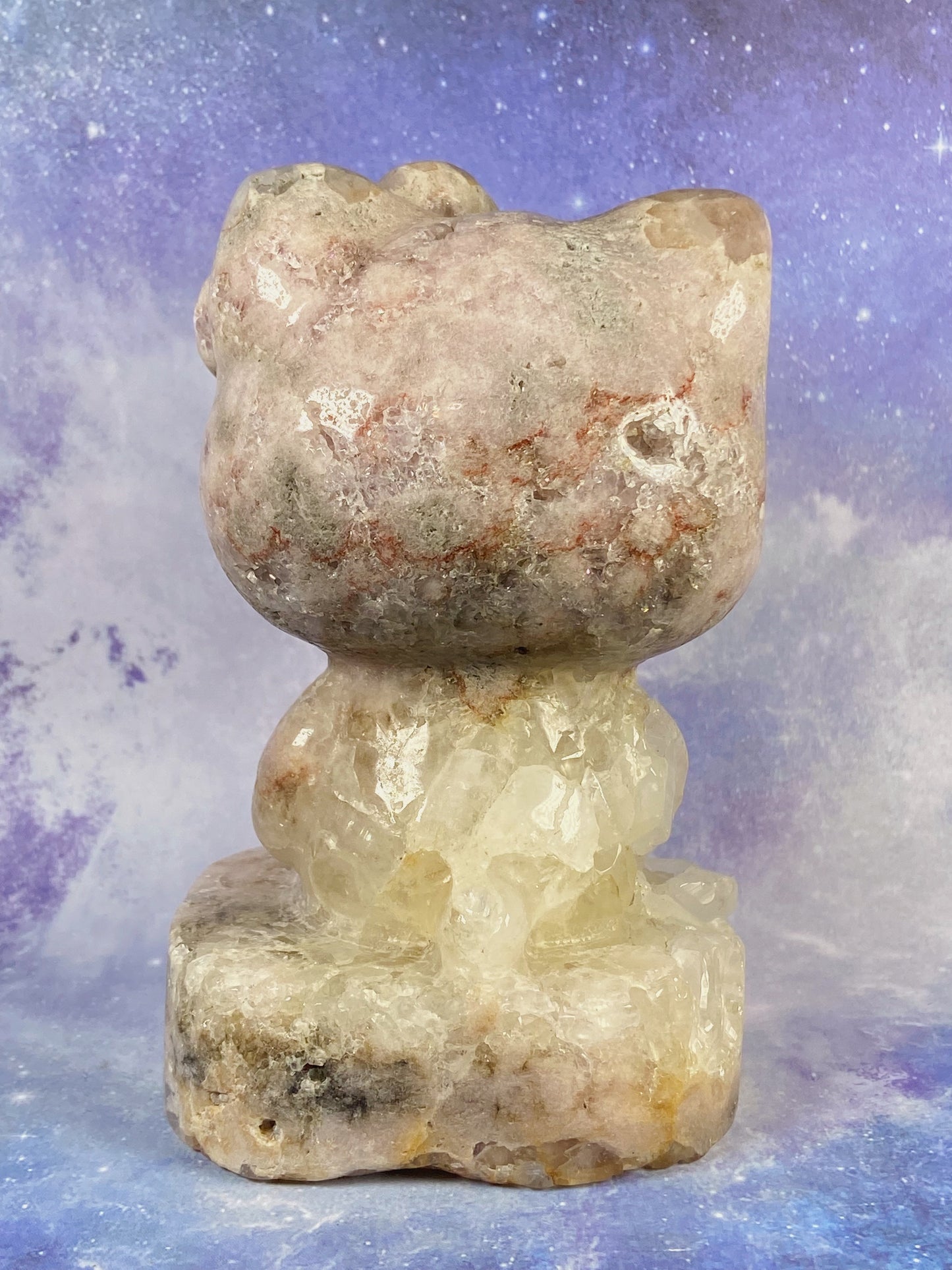 Pink Amethyst Hello Kitty