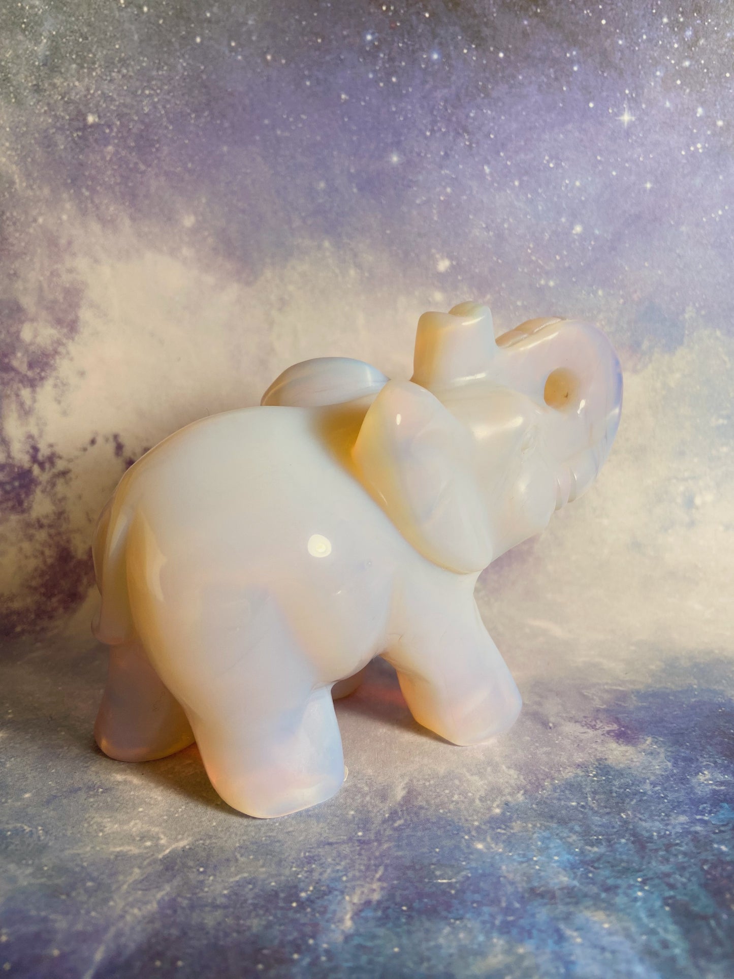 Pink Opalite Elephant
