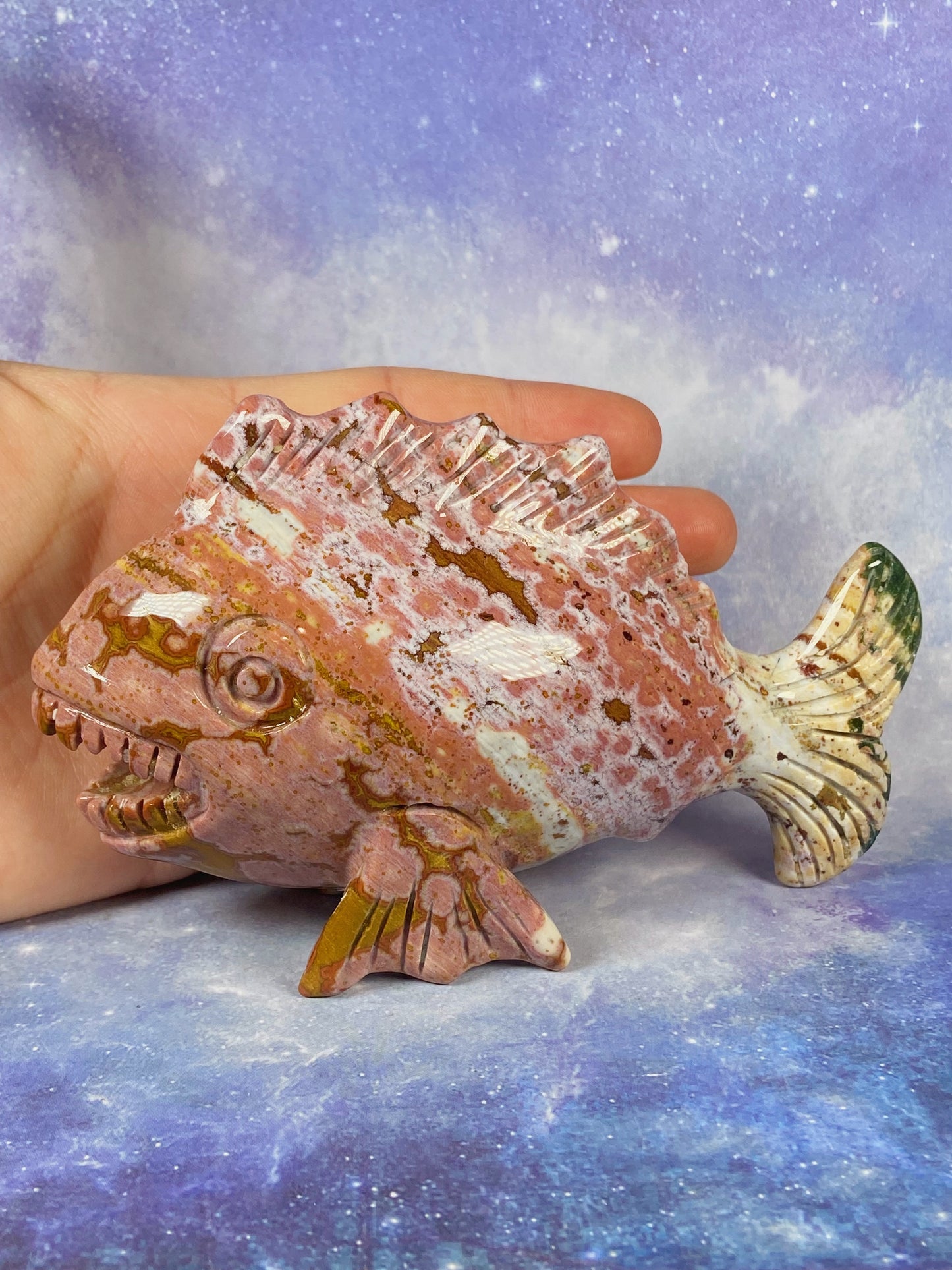 Pink Ocean Jasper Fish