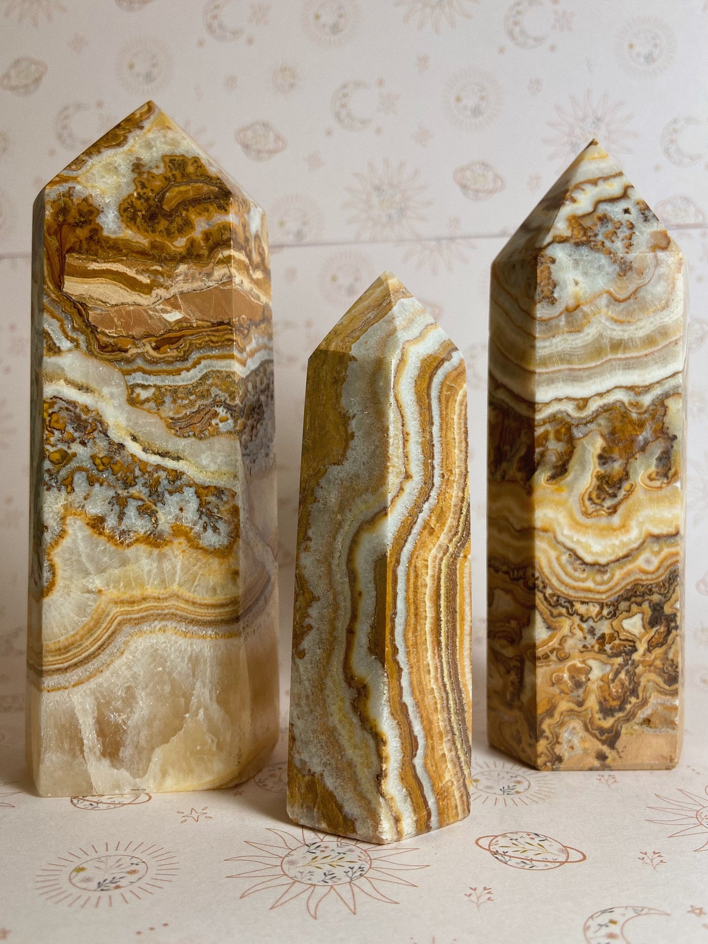 Banded Calcite Tower