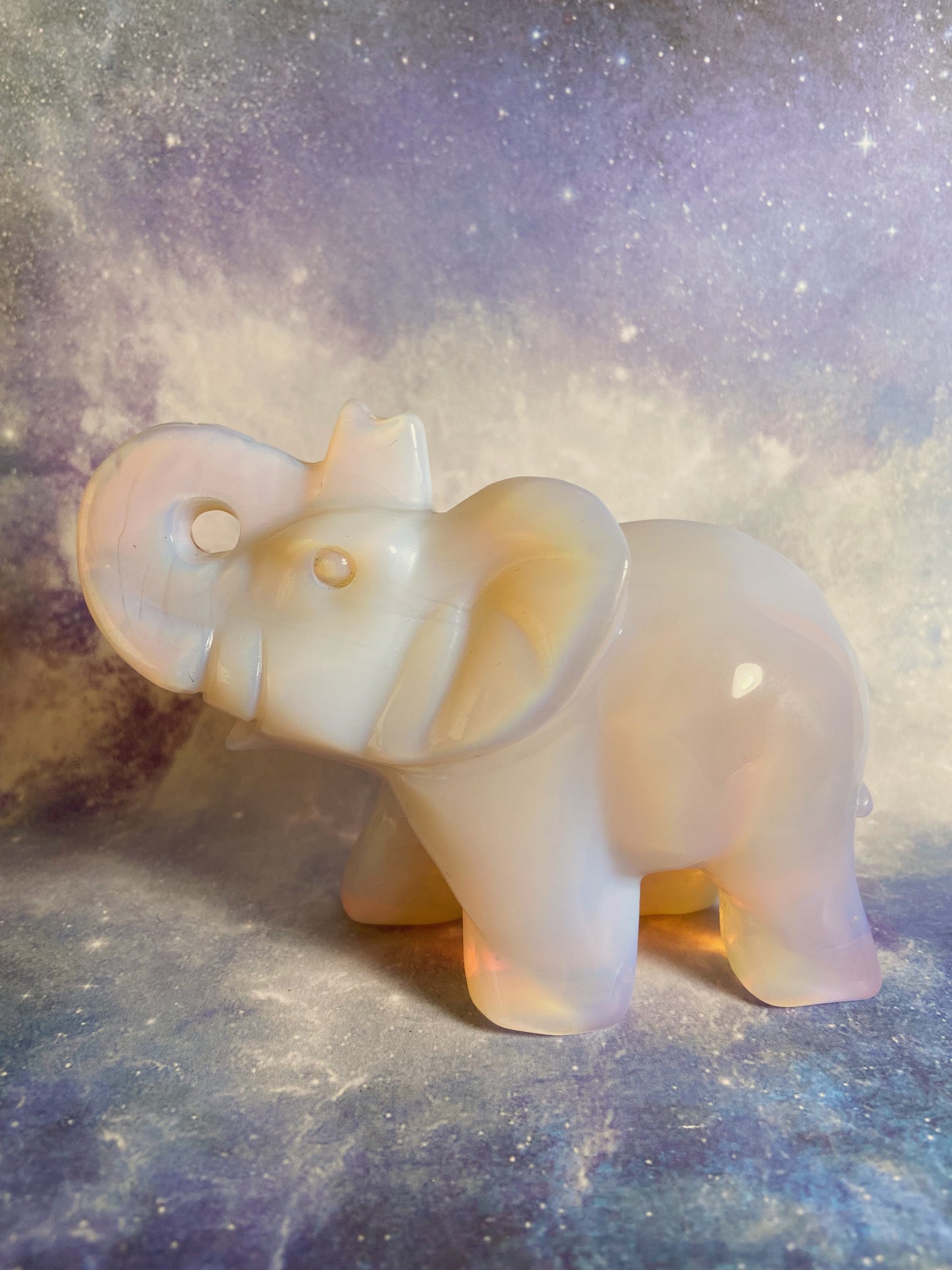 Pink Opalite Elephant