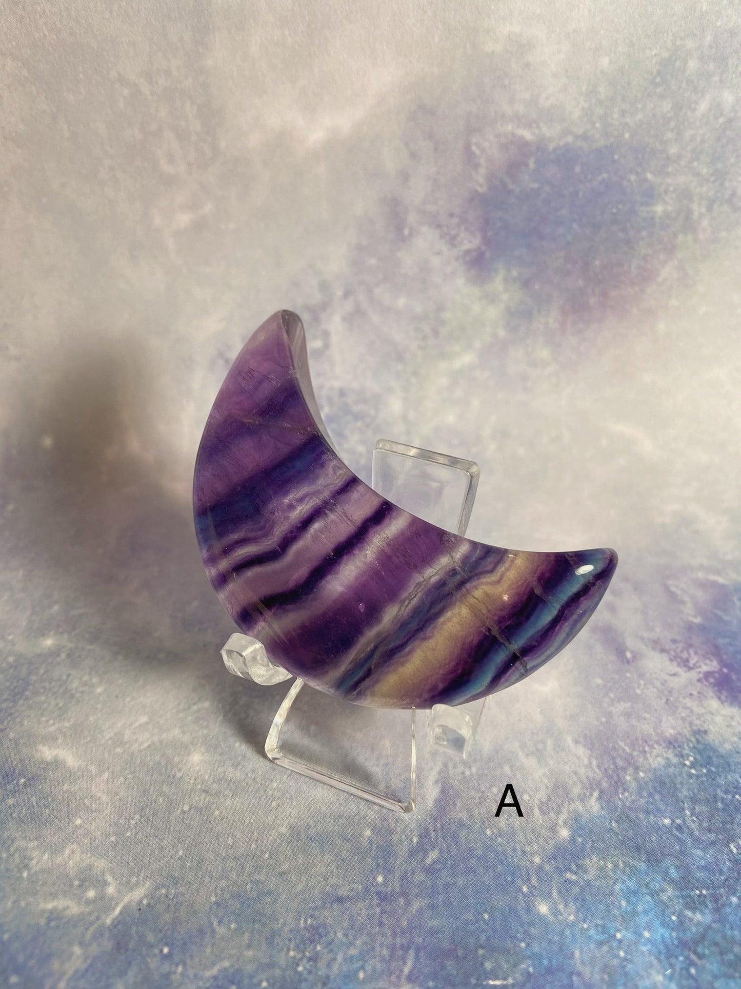 Rainbow Fluorite Moons