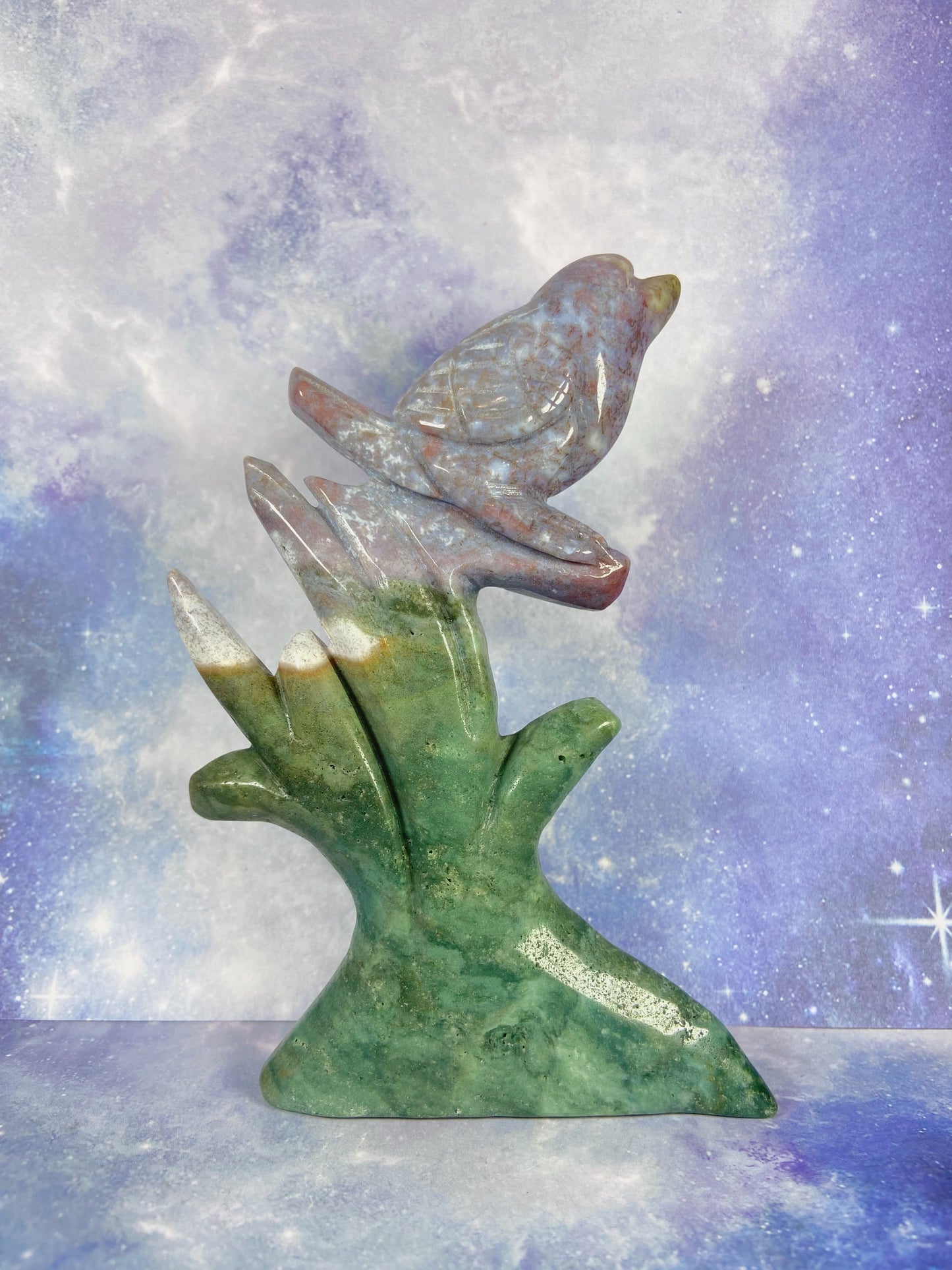 Ocean Jasper Bird on Tree A