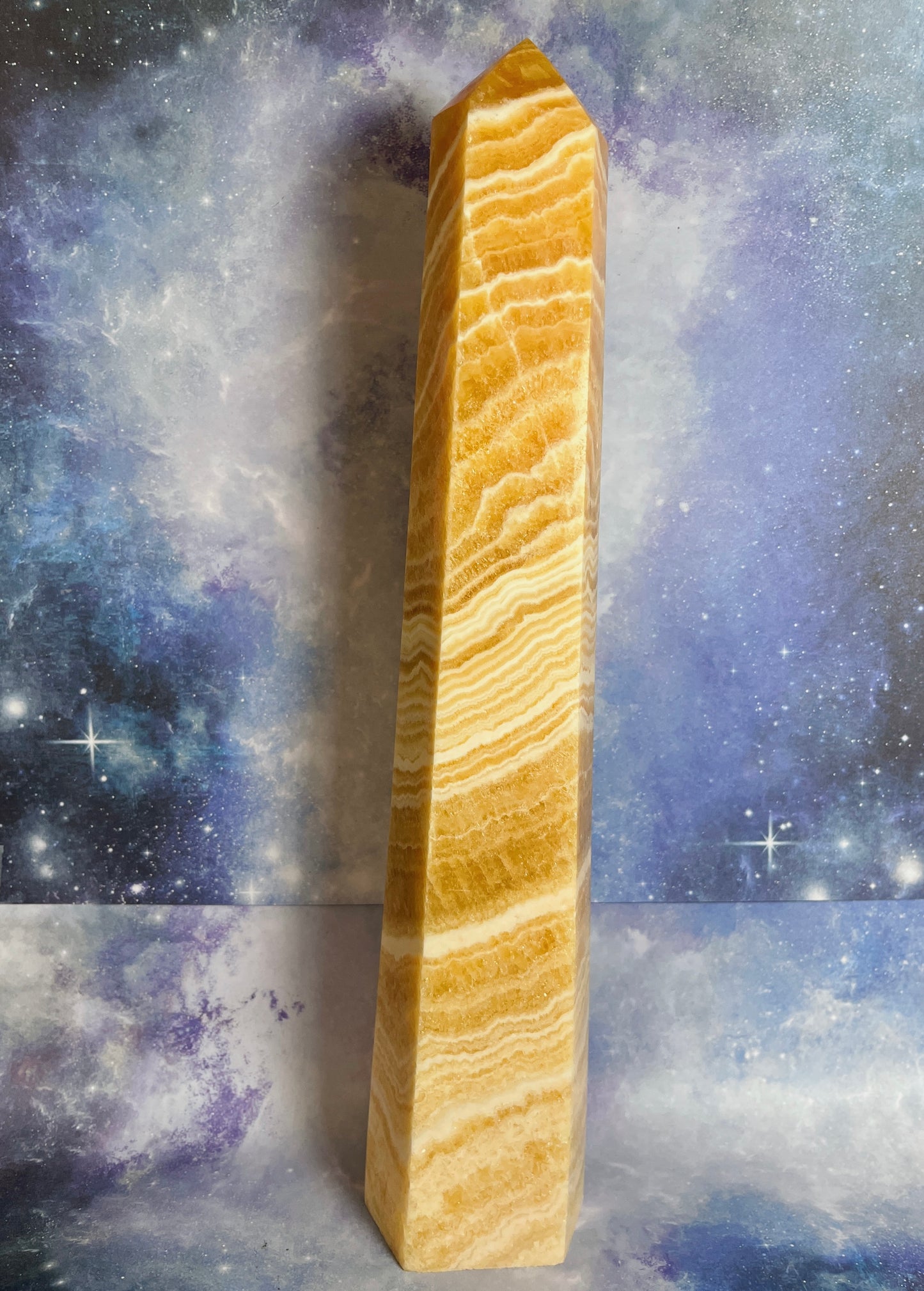 Huge Yellow Calcite Tower