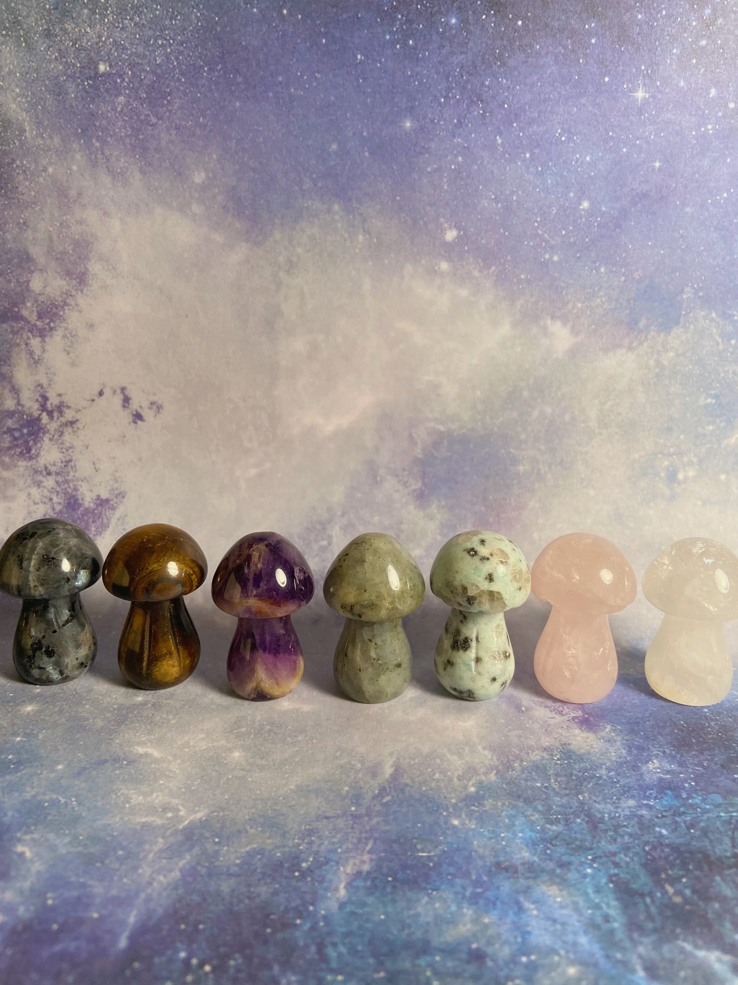 Gemstone Mushroom Carving