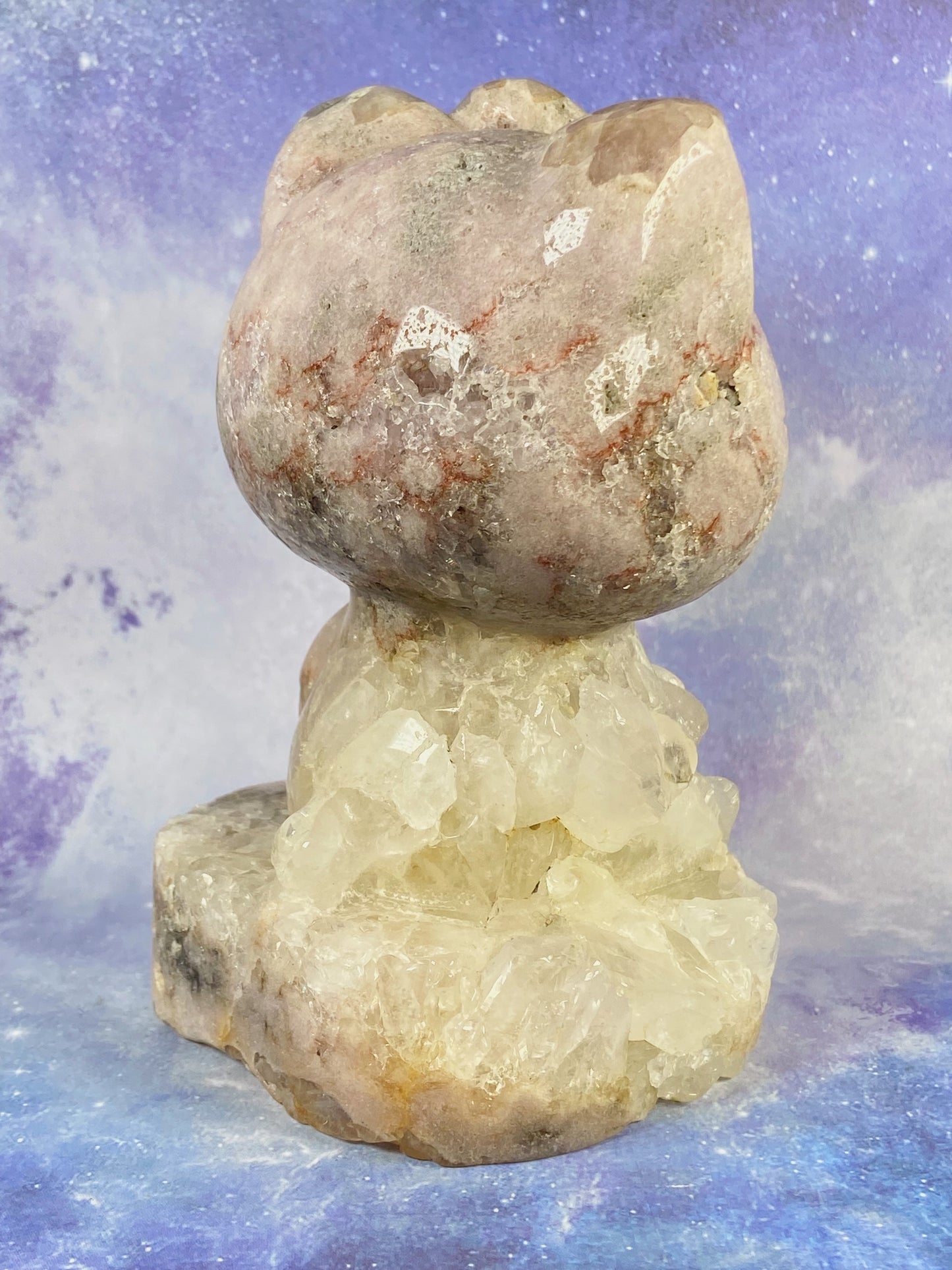 Pink Amethyst Hello Kitty