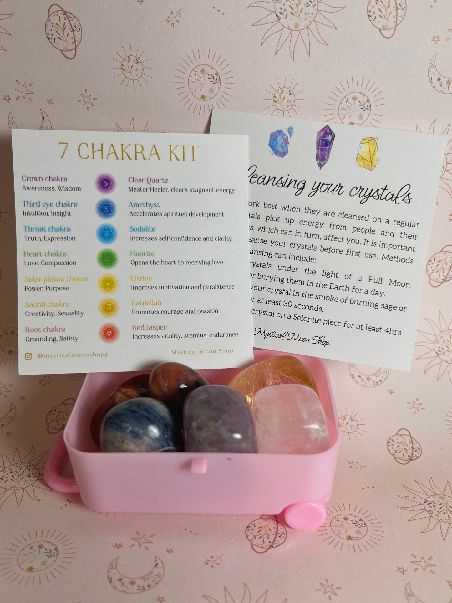 Chakra Tumbles Travel Set