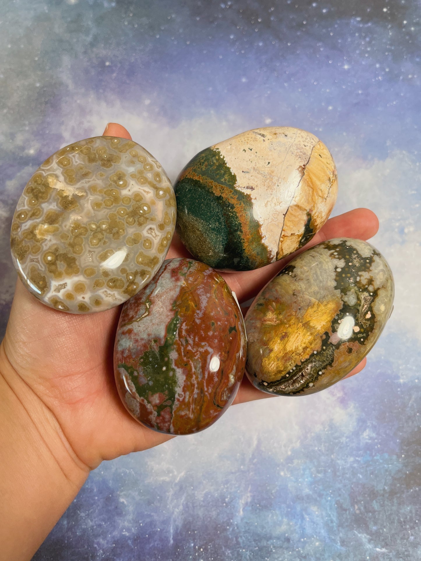 Ocean Jasper Palm Stone