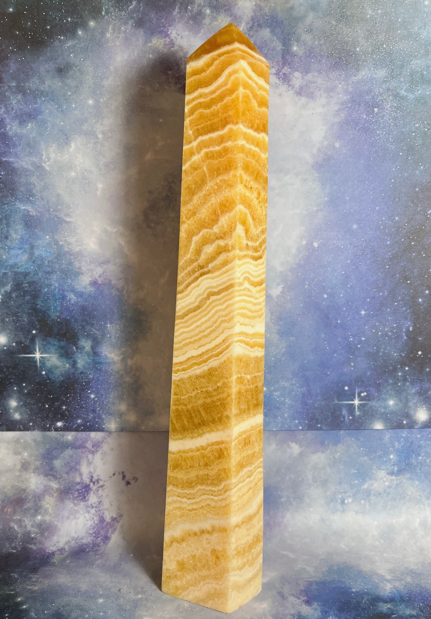 Huge Yellow Calcite Tower